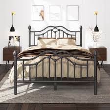 Conell Bed Frame with Elegant Style Headboard, Enough Storage Space, Silent Design(Incomplete)