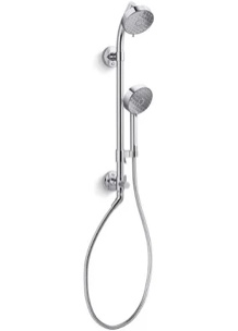 Hydrorail-S Occasion Shower Column Kit With Showerhead And Handshower 1.75 Gpm