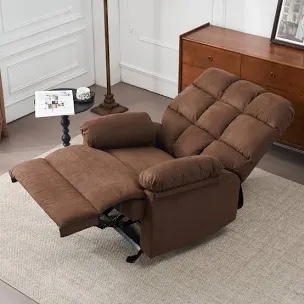 Ebern Designs Overstuffed Large Manual Rocker Recliner Chair for Adults(Incomplete)
