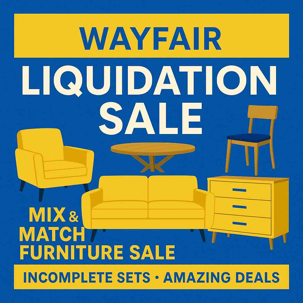 Wayfair Mix & Match Furniture Pallets!!!!