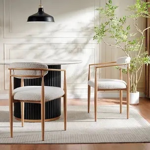 Amerson Upholstered Dining Chair 2 Piece Set 