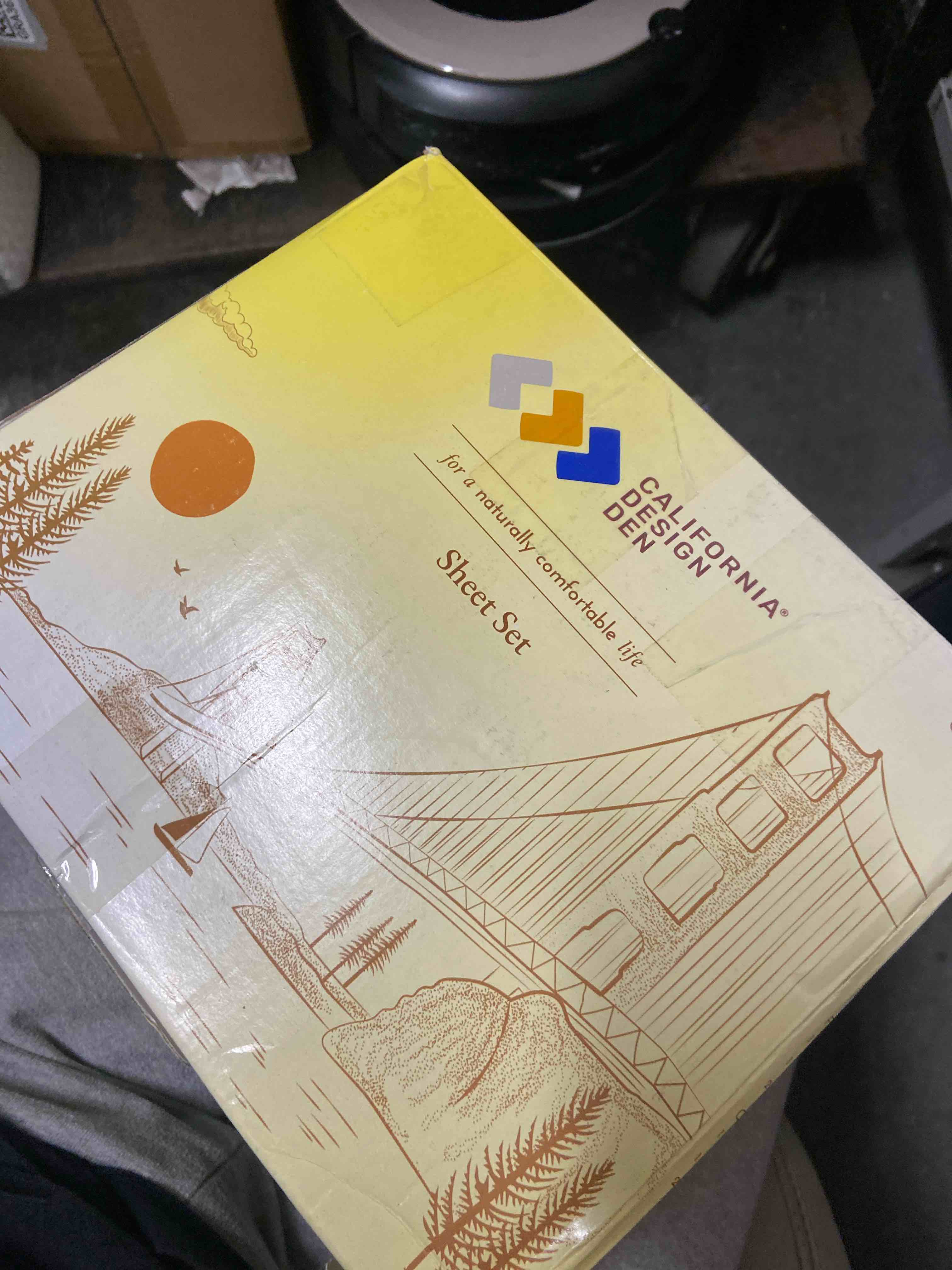 Condition photo showing New/Like New for California Design Den Full Size Bed Sheets Set - Soft 400 Thread Count Sateen, Natural 100% Cotton Sheets Full Size Bed Set, Deep Pockets for a, Durable Bedding - White