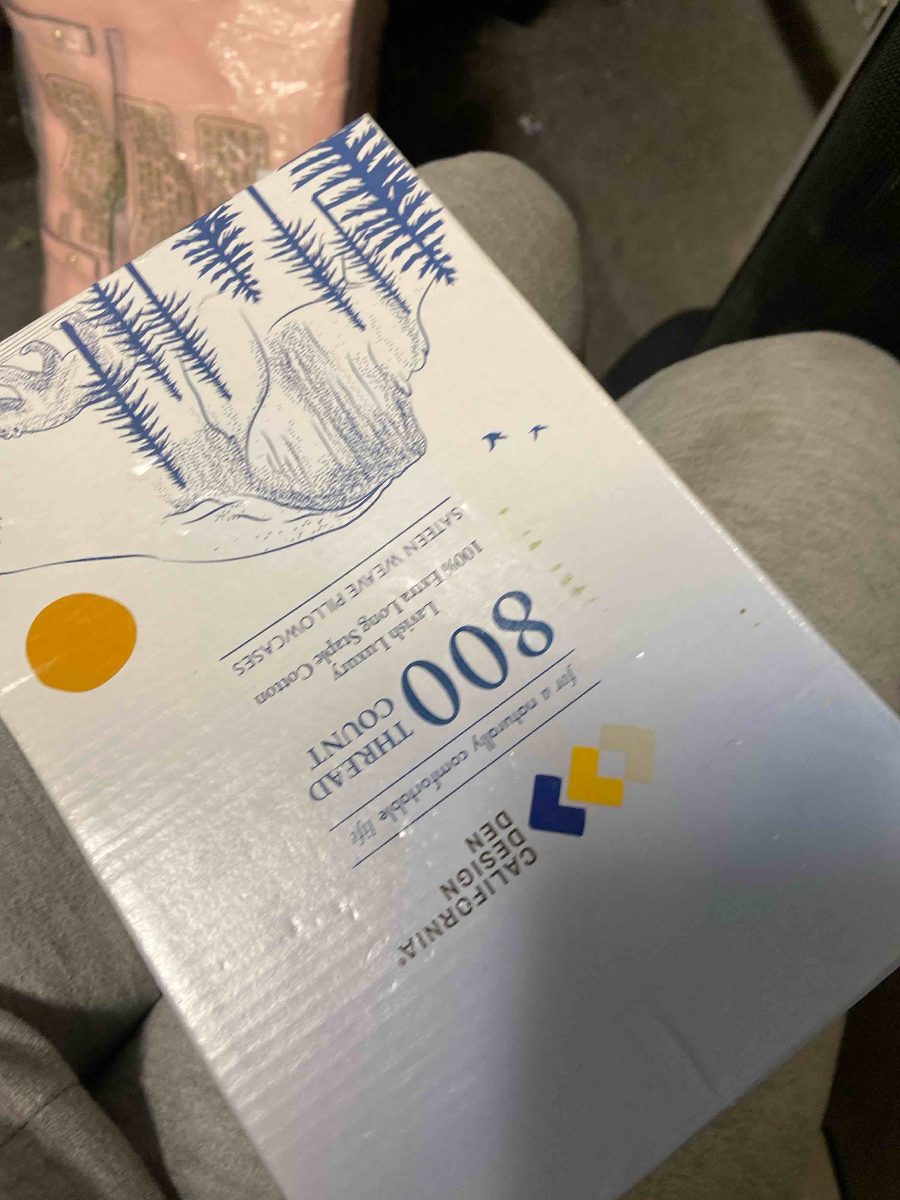 Condition photo showing New/Like New for California Design Den 800 Thread Count Queen Pillow Cases  100% Cotton Sateen  Heirloom Soft Smooth & Thick  Fits Standard or Queen Pillows - Ivory (Cream Tone)