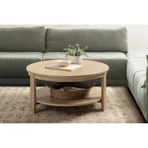 aamnah prayash tiered round living room coffee table
