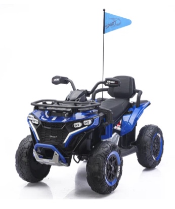 24V 4WD Kids Electric UTV w/ Remote Control, Large Seat & 3 Speeds