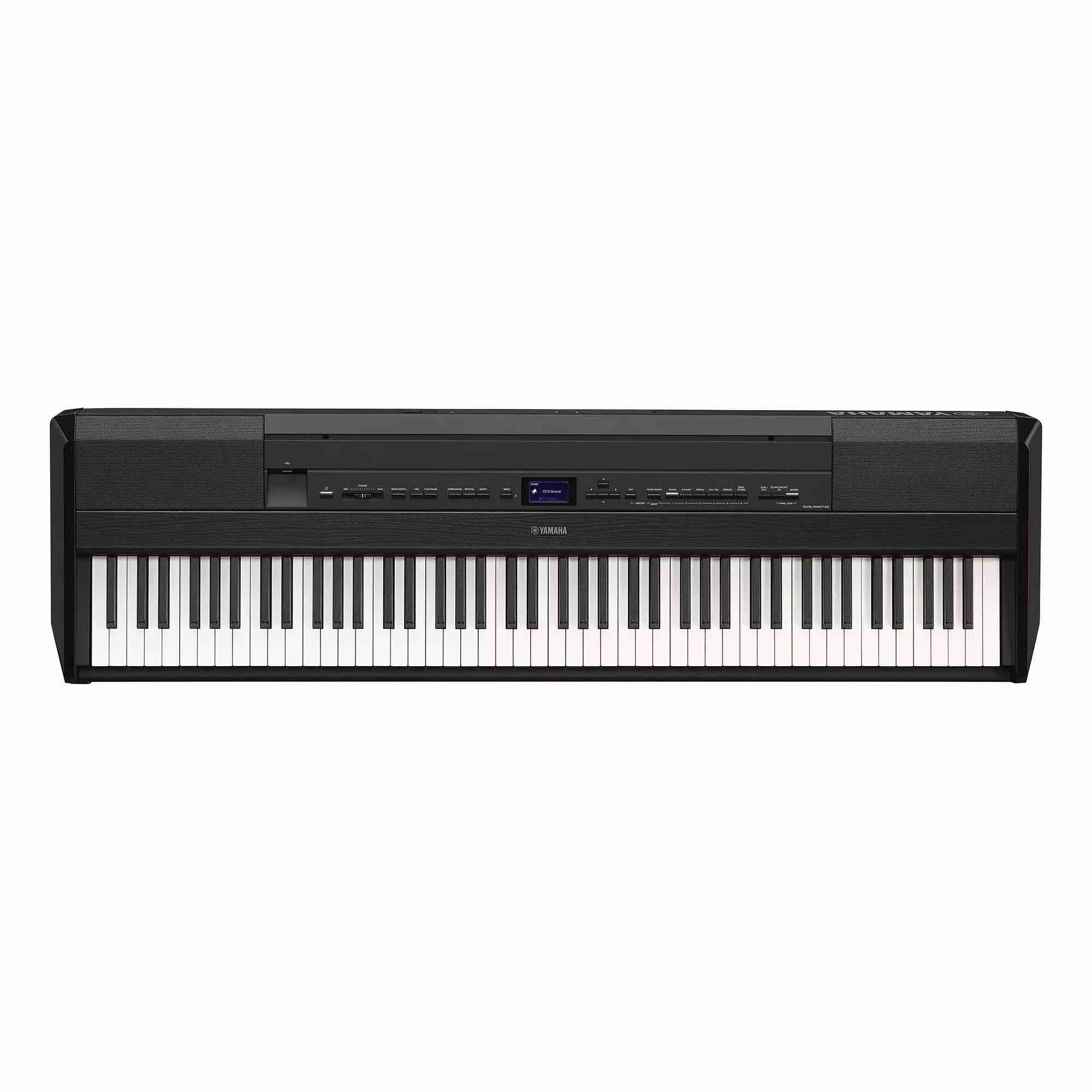 Yamaha P525 Digital Piano with 88 Weighted Wooden Keys, Black (P525B)