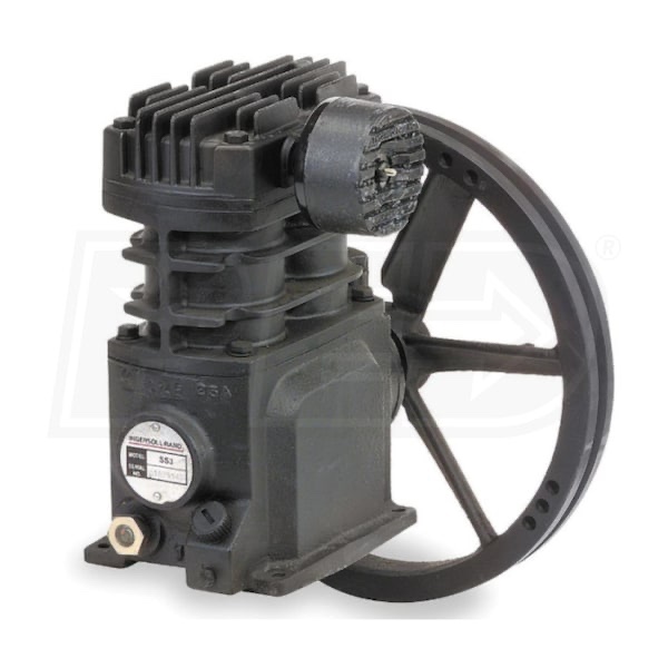 Ingersoll Rand 3-HP Single-Stage Bare In-line Twin Air Compressor Pump for IR SS3 Compressor (10.3 CFM @ 135 PSI), Corner of base chipped