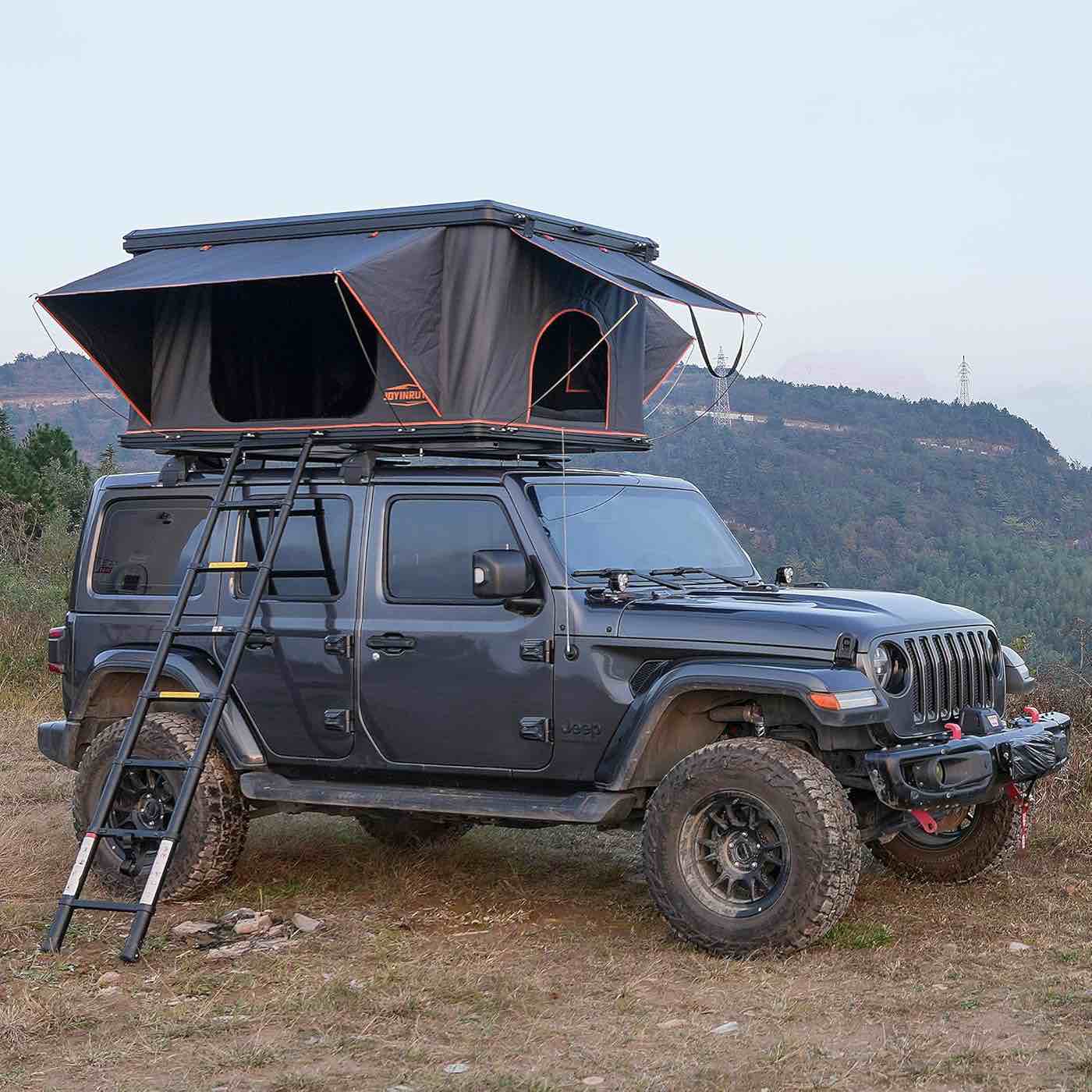 Feature Item!!! JoyInRute Grey/Orange Rooftop Tent (Oversized Loading Included) 