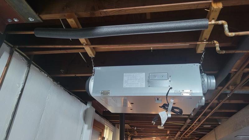 Panasonic Intelli-Balance 1-Sone 100-CFM Steel Energy Recovery Ventilator, 50-100 CFM energy recovery ventilator that is ideal for single family homes and multi-family units