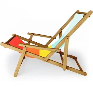 Reclining Folding Deck Chair