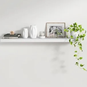 avnish solid wood floating shelf