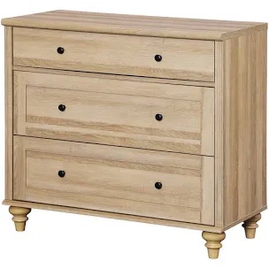 Scarlett Kids Dressers With Wide Chest Of Drawers, Baby Dresser For Bedroom With 3 Drawers, Small Dressers For Nursery, Hallway, Living Room