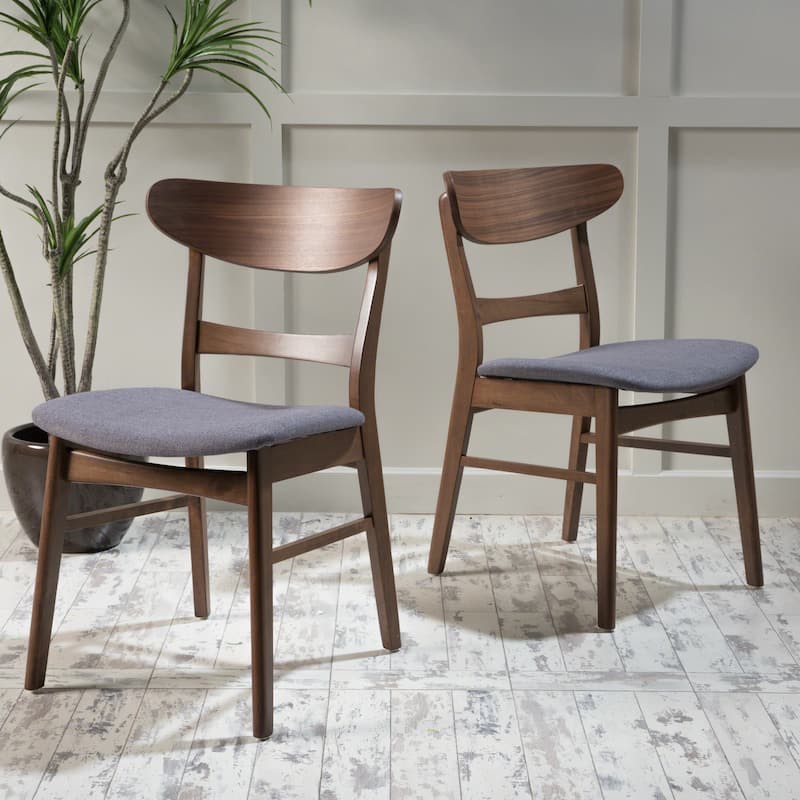 Idalia Mid-Century Modern Dining Chairs (Set of 2)