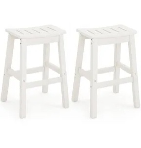 Bar Stools Set Of 2, AlI- weather Outdoor Counter Stool, 400 Lbs Weight 