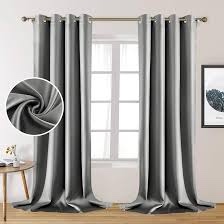 2 Pieces Of Flannel Hot Stamping Curtains 