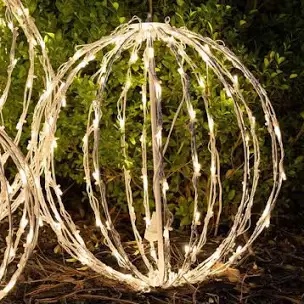 Fold - Flat LED Metal Lighted Outdoor Decoration