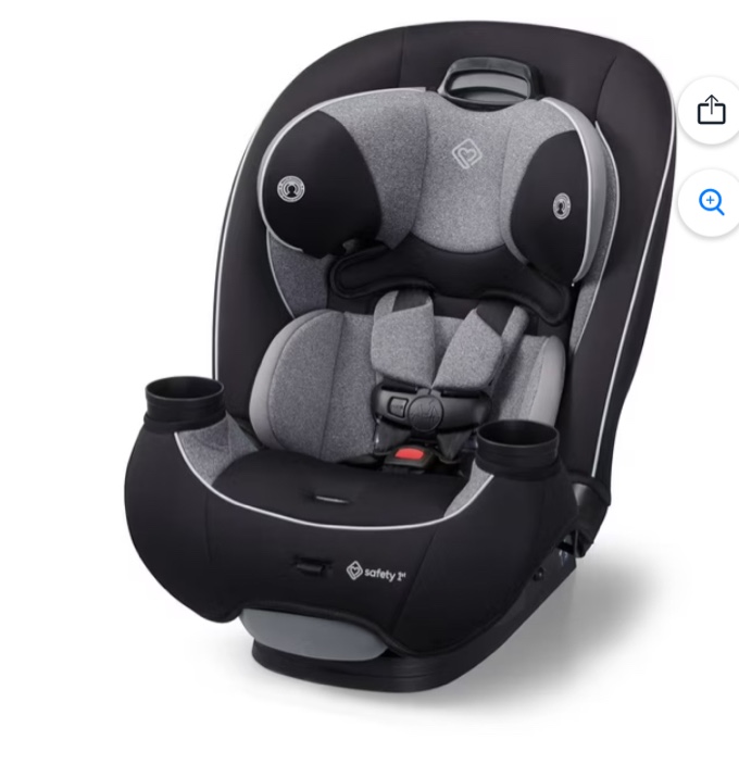 Safety 1st Everfit All-in-One Convertible Car Seat, Choose Color