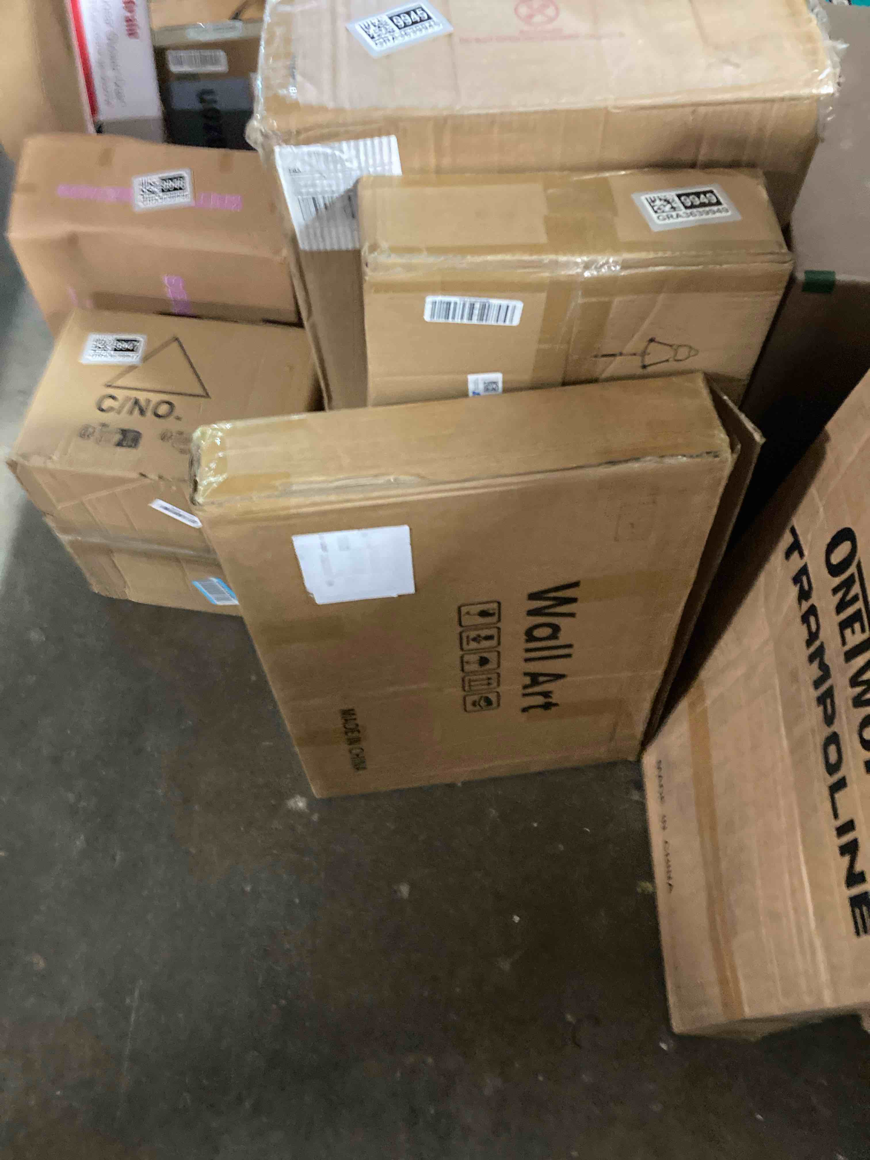 Condition photo showing New/Like New for JLTULT 3 Piece Framed Neutral Beige Floral Canvas Wall Art, Modern Simple Texture Blossom Wall Decor, Vintage Botanical Flower Art Prints for Living Room Bedroom Farmhouse 12x16 inch Ready to Hang