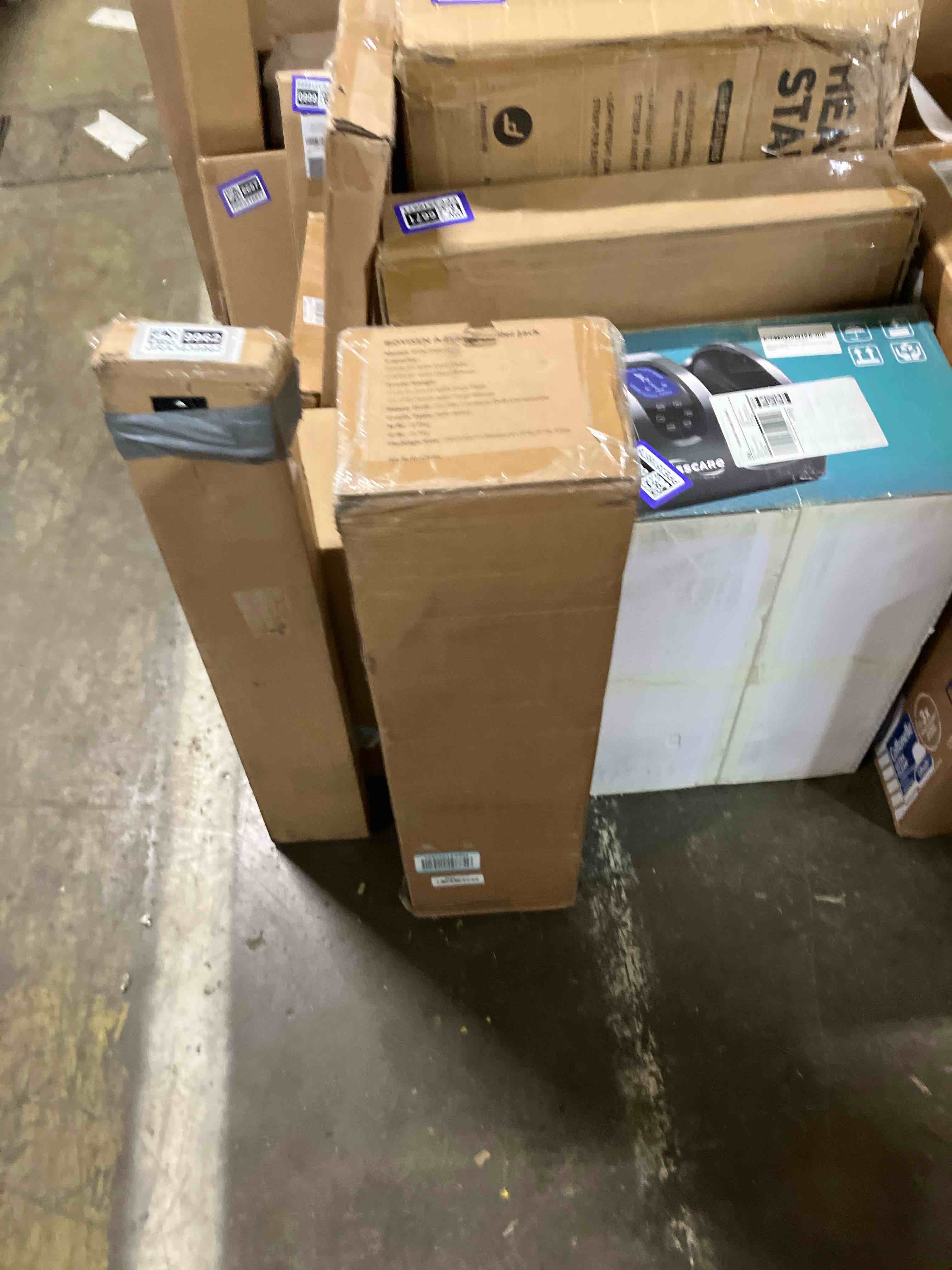 Condition photo showing New/Like New for Upgraded 2-in-1 A-Frame Trailer Jack, Switch Between 5000lbs Foot Plate & 2000 lbs Dual-Wheel, 20-24V Cordless Drill Compatible, 14" Lift, Heavy-Duty Trailer Jack for RV, Utility, Boat