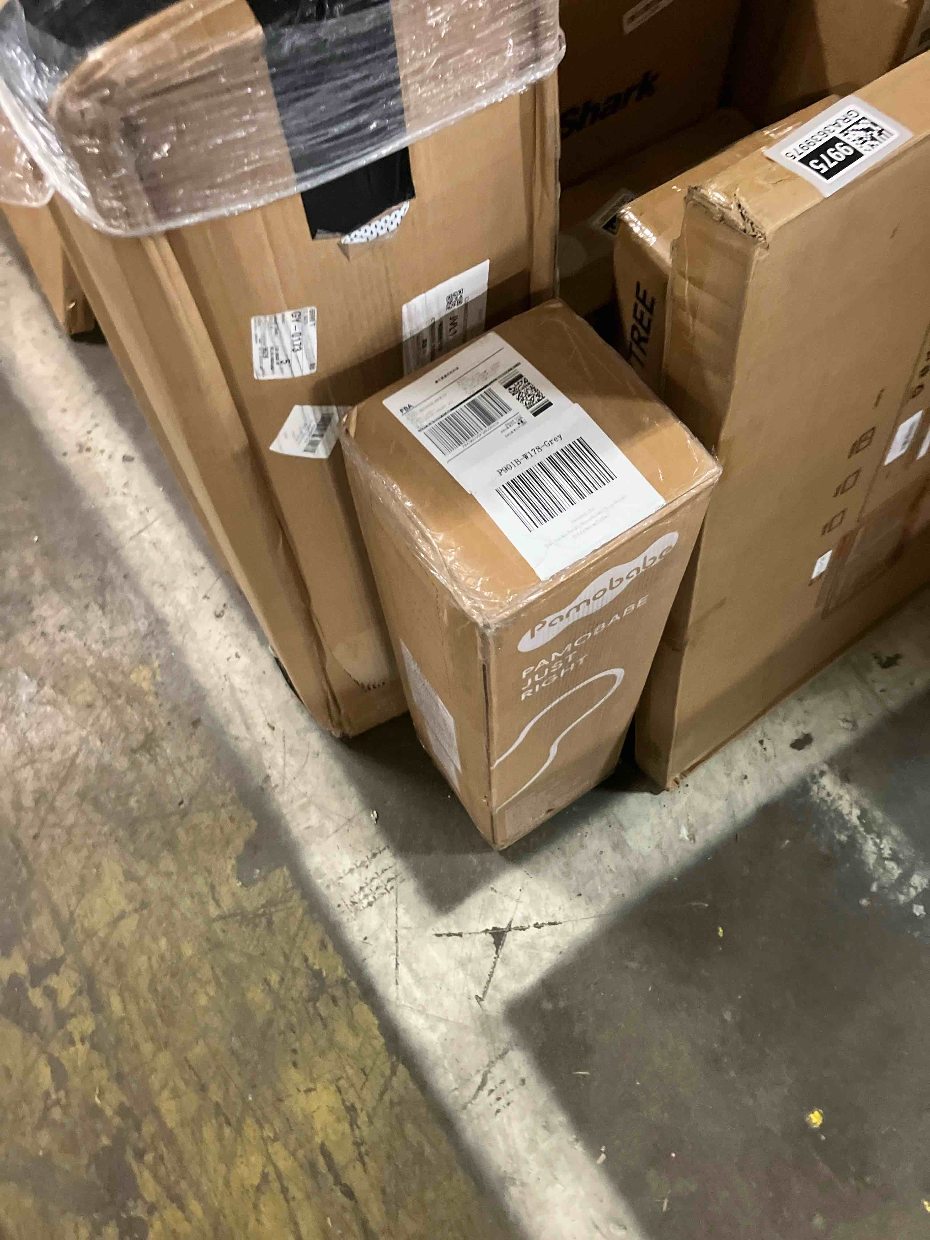 Condition photo showing New/Like New for Pamo Babe Portable Playpen Foldable Playard Portable Crib for Baby and Toddlers Charcoal gray