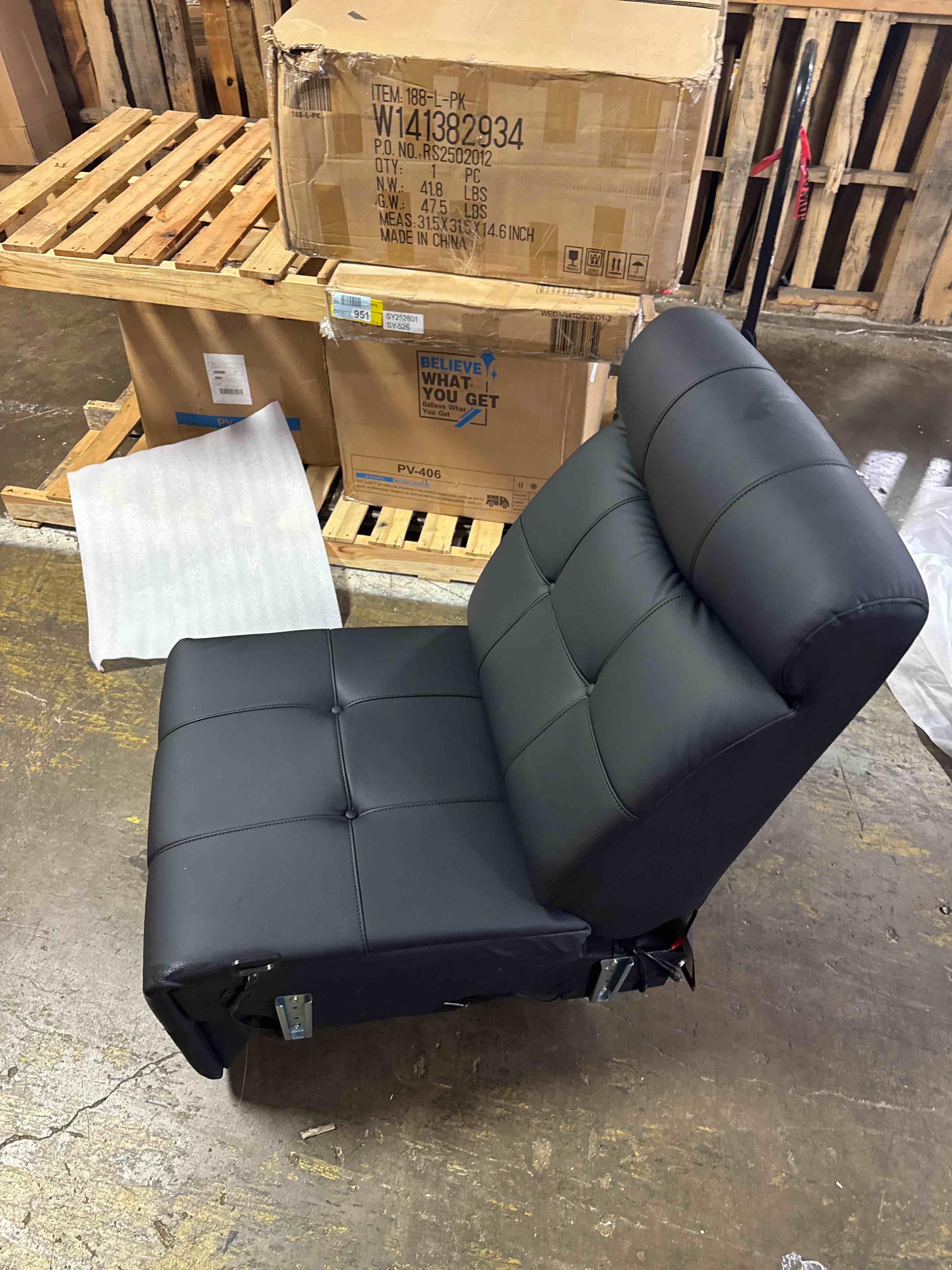 Condition photo showing As Is for middle section of couch only 