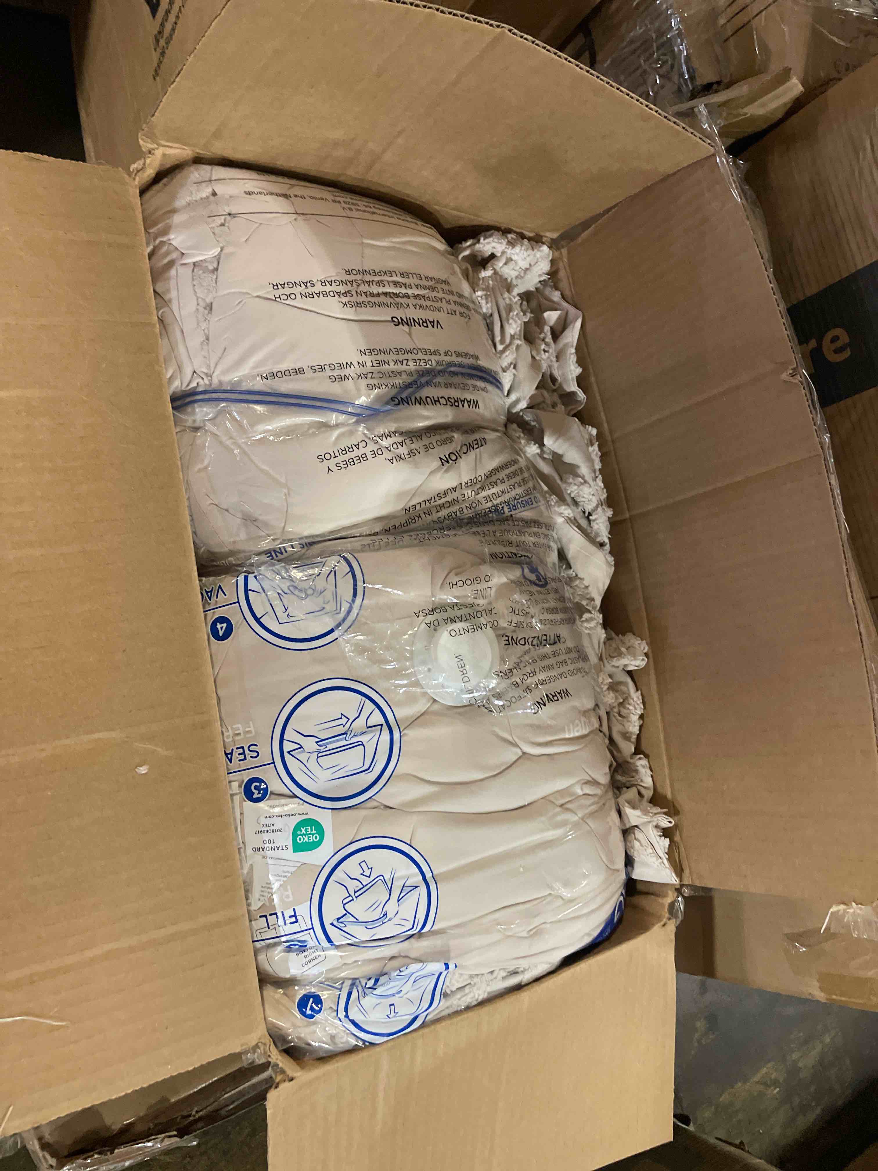 Condition photo showing Good Condition for bedsure tufted boho comforter set oversized queen - beige boho bed set, gentlesoft™ 3 pieces farmhouse-style embroidery bedding, gifts for woman, soft jacquard kids' comforter for all seasons oversized queen 01 - beige - elegant
