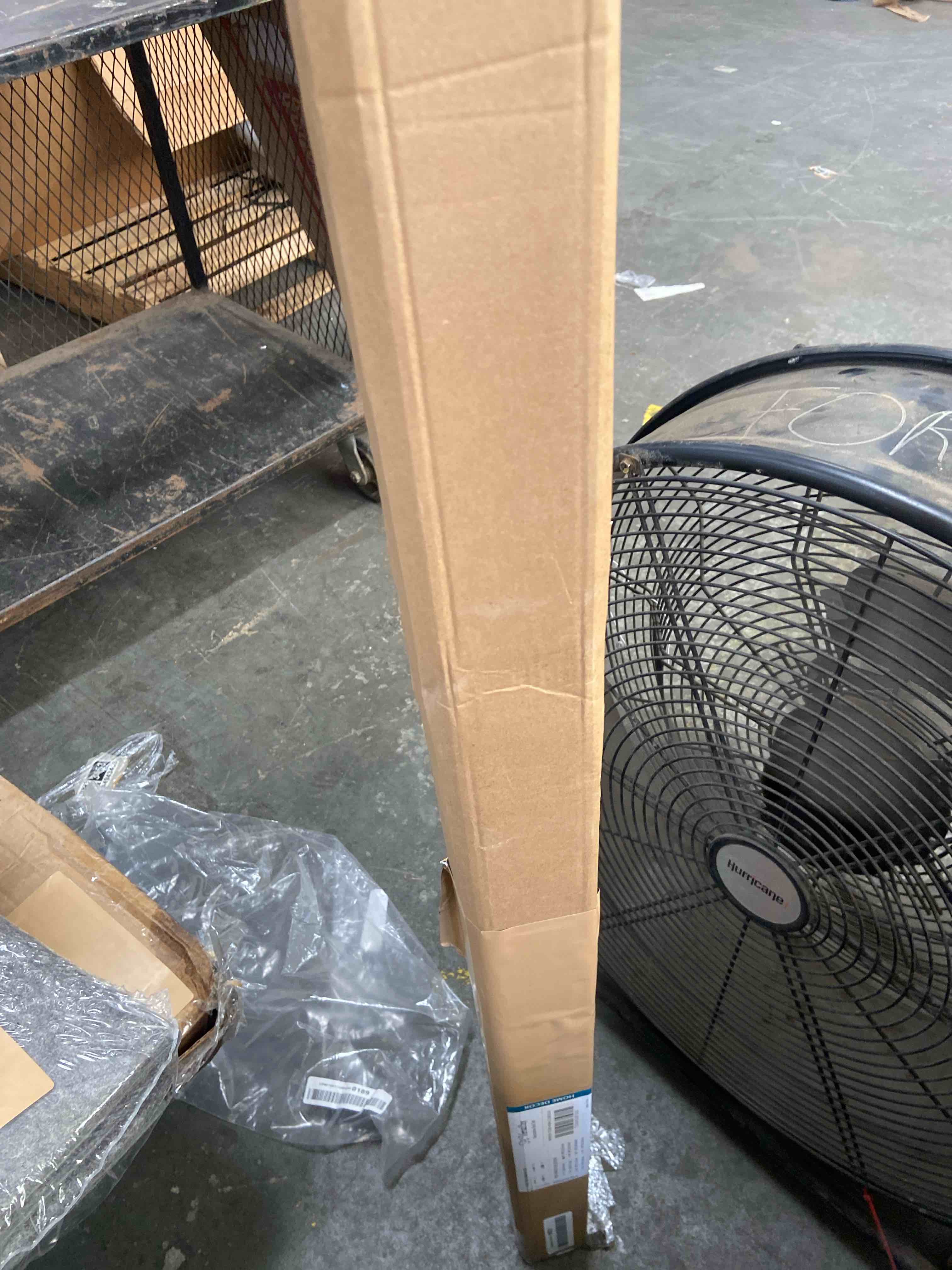 Condition photo showing New/Like New for turquoize modern decorative adjustable single curtain rod telescoping 0.75 diameter for windows 48-84 inches black