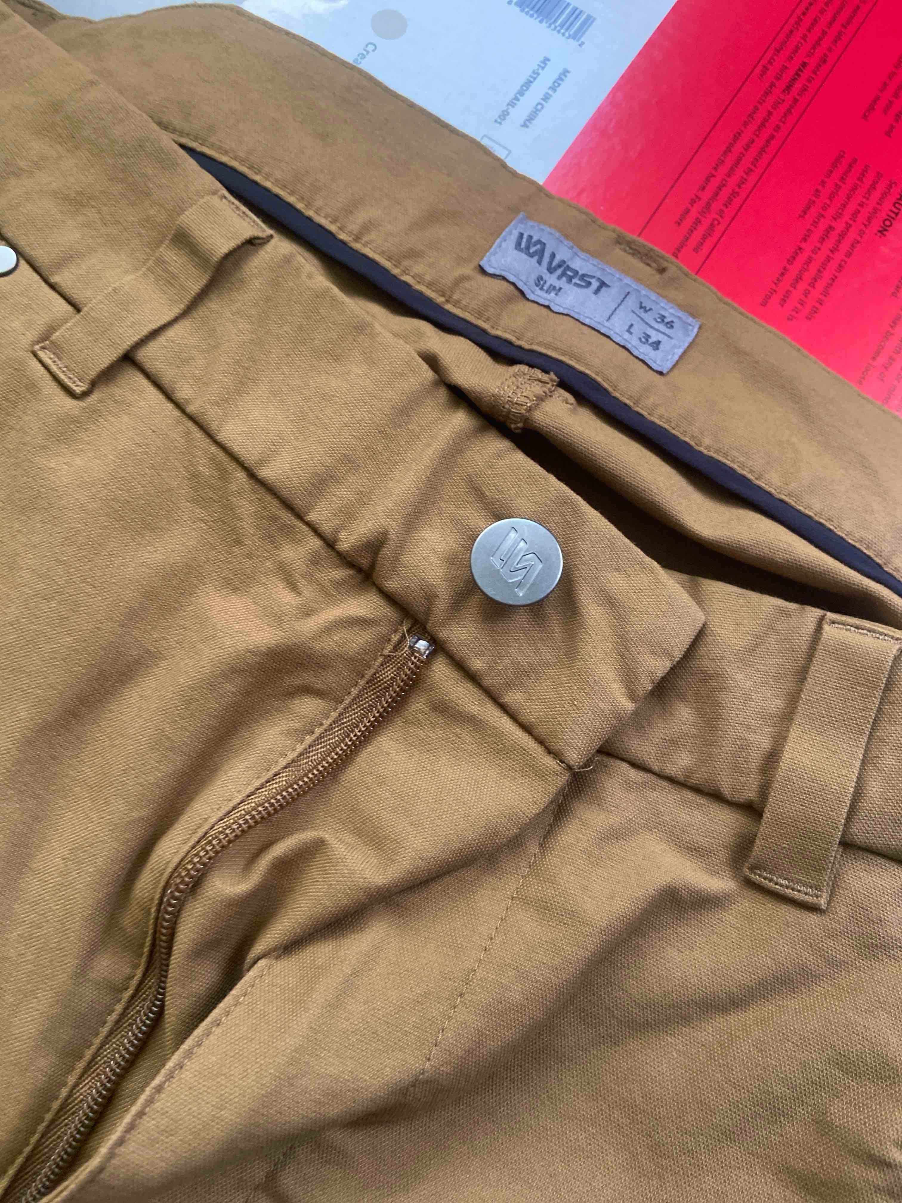 Condition photo showing New/Like New for jmierr men's chino pants casual elastic waist tapered golf trousers