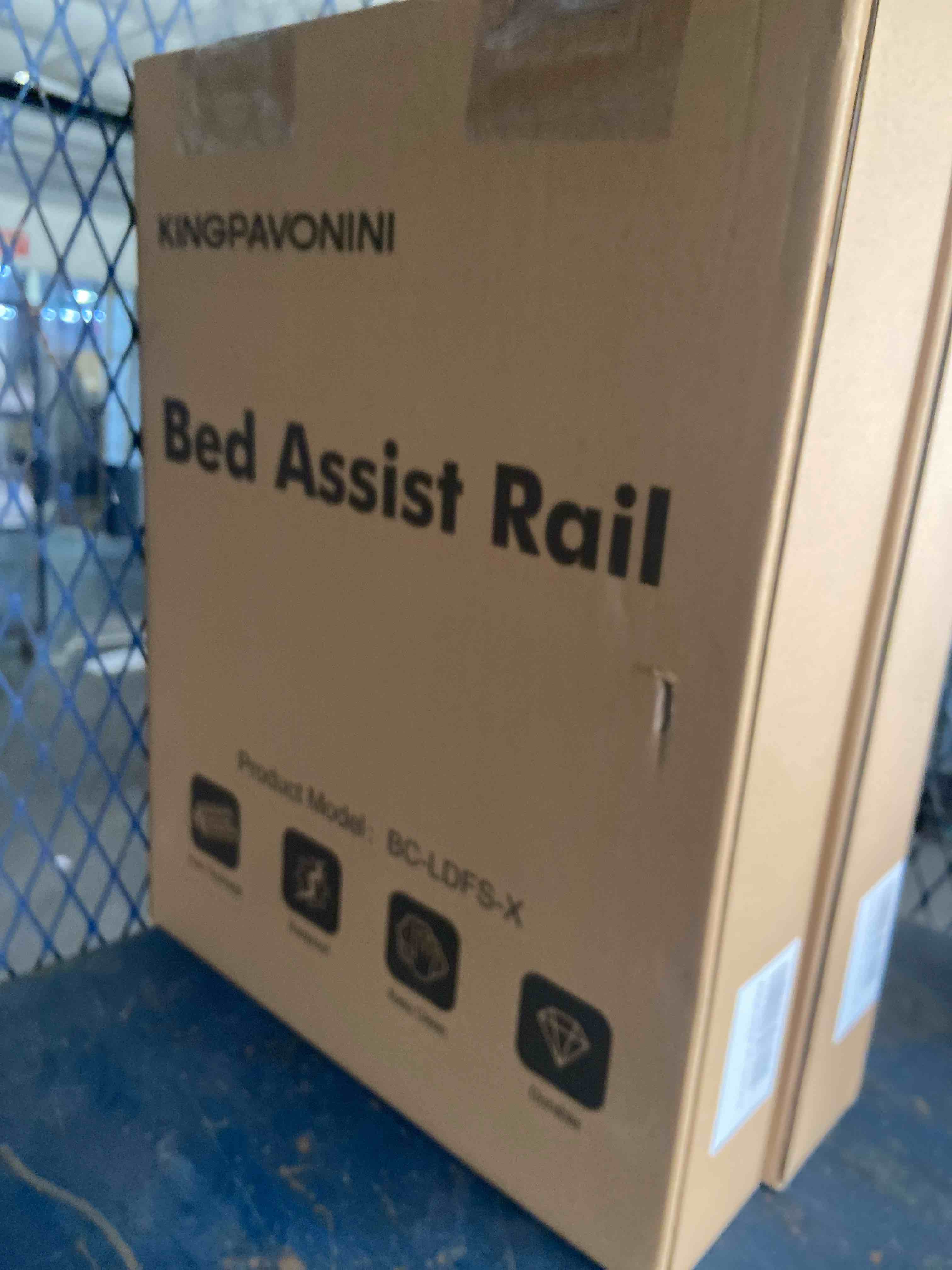 Condition photo showing New/Like New for kingpavonini bed rails for elderly adults safety - adjustable bed cane with non-slip ergonomic handle and storage pocket, stable bed assist rails for seniors hold up to 300 lbs, tool-free assembly