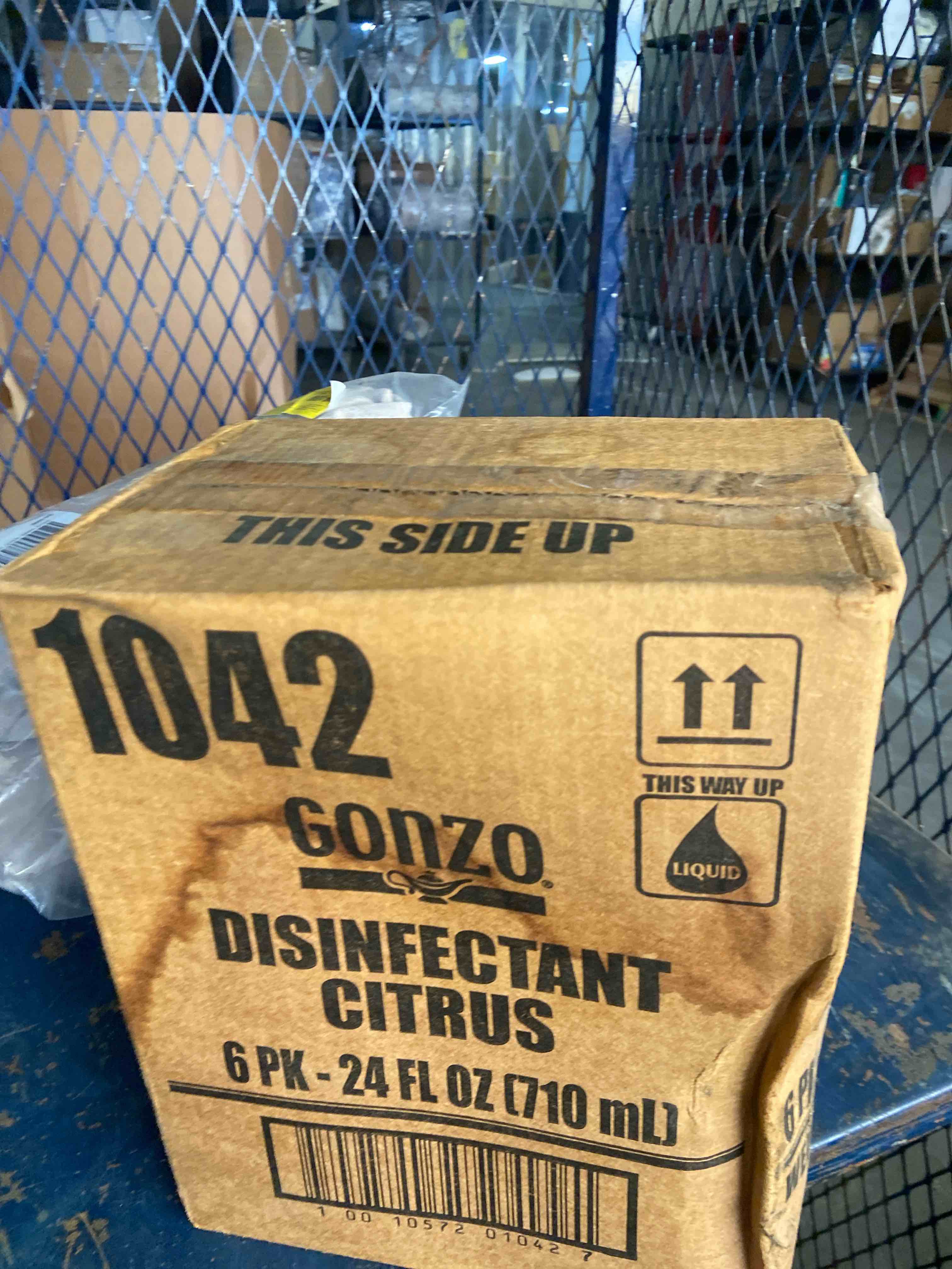 Condition photo showing Good Condition for weiman gonzo desinfectant citrus 24fl pack of 6 