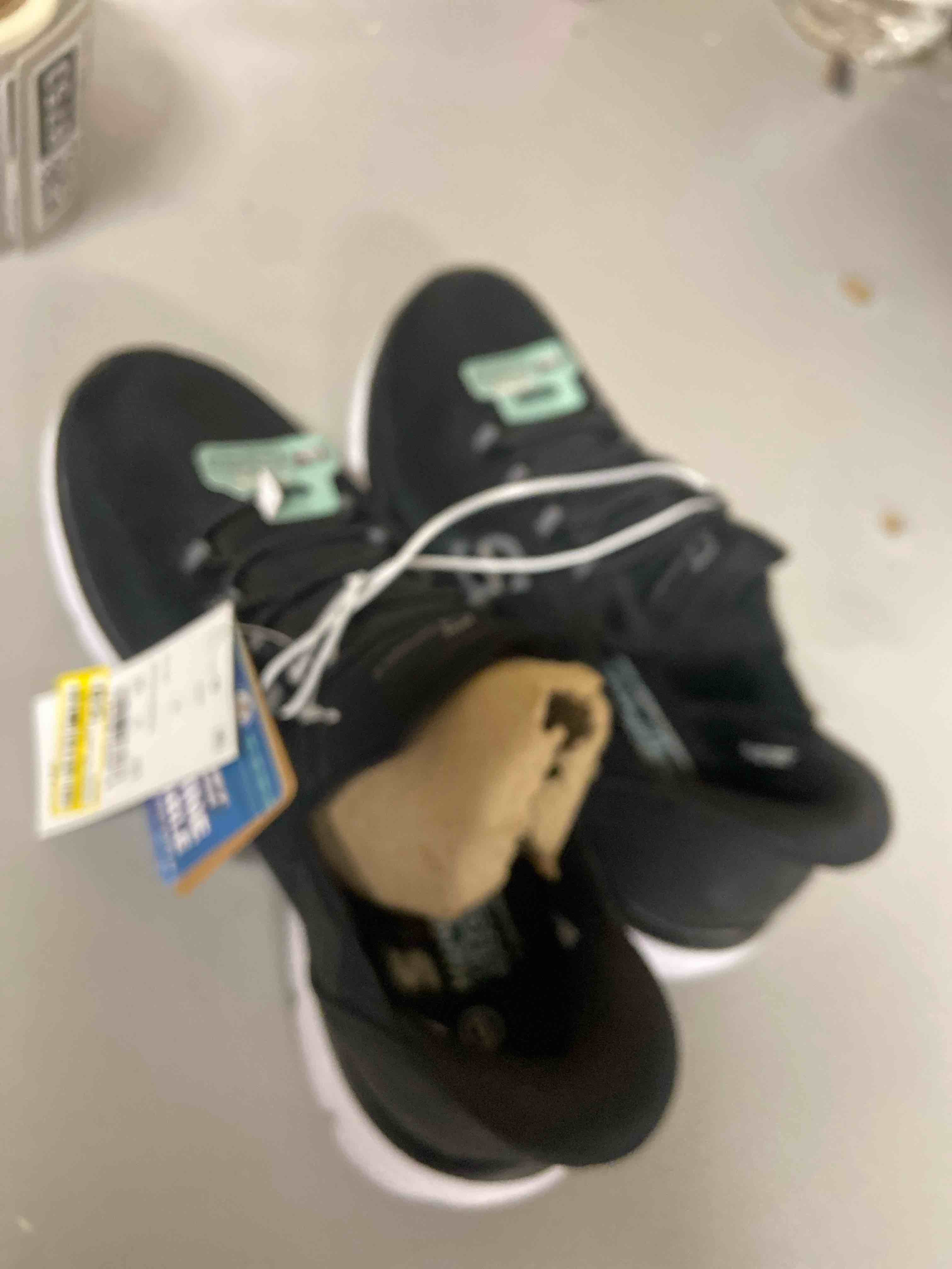 Condition photo showing New/Like New for s sport by skechers women's syrka step-ins sneakers - black 6