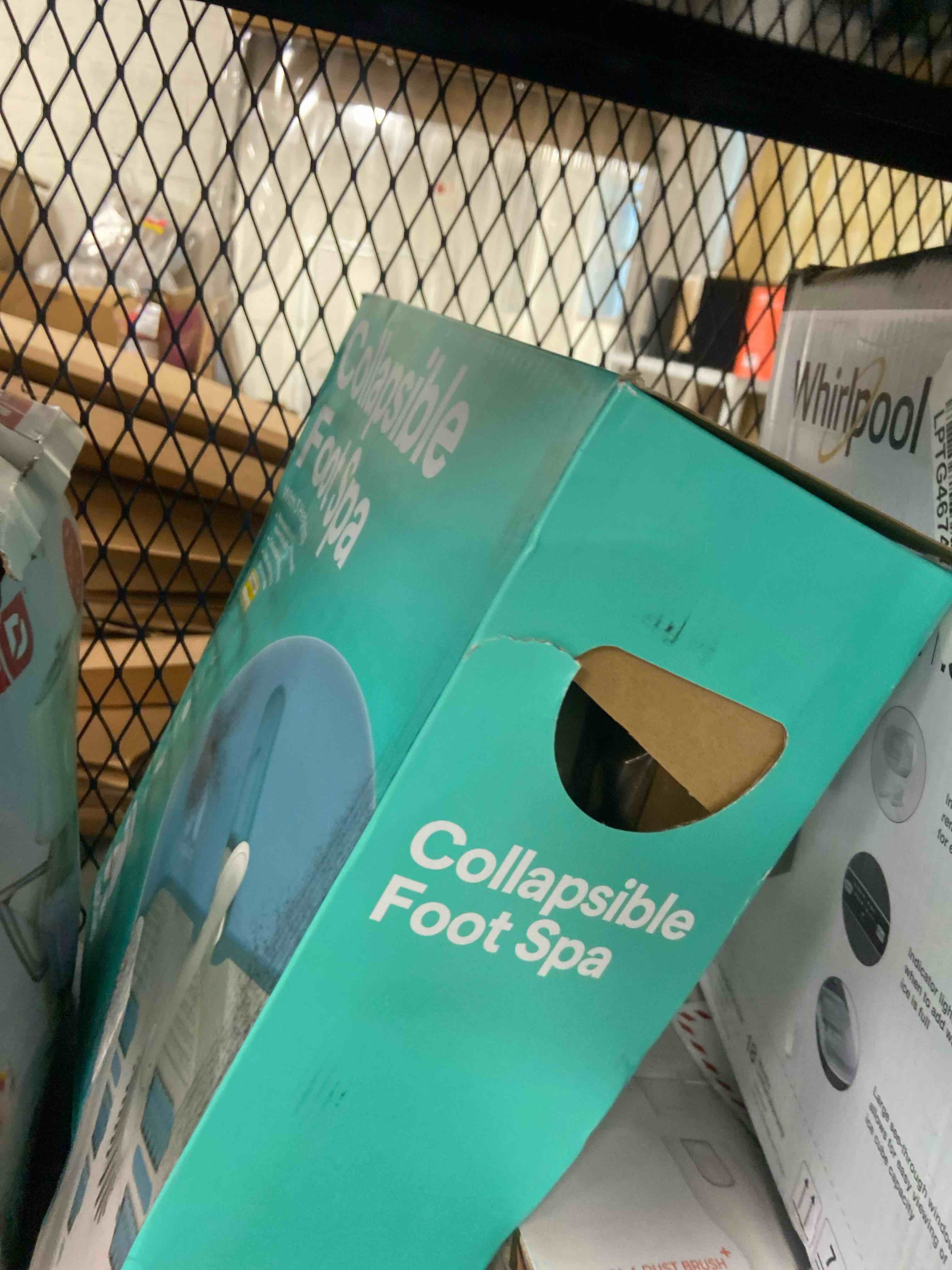 Condition photo showing New/Like New for collapsing foot spa with heat - up&up™