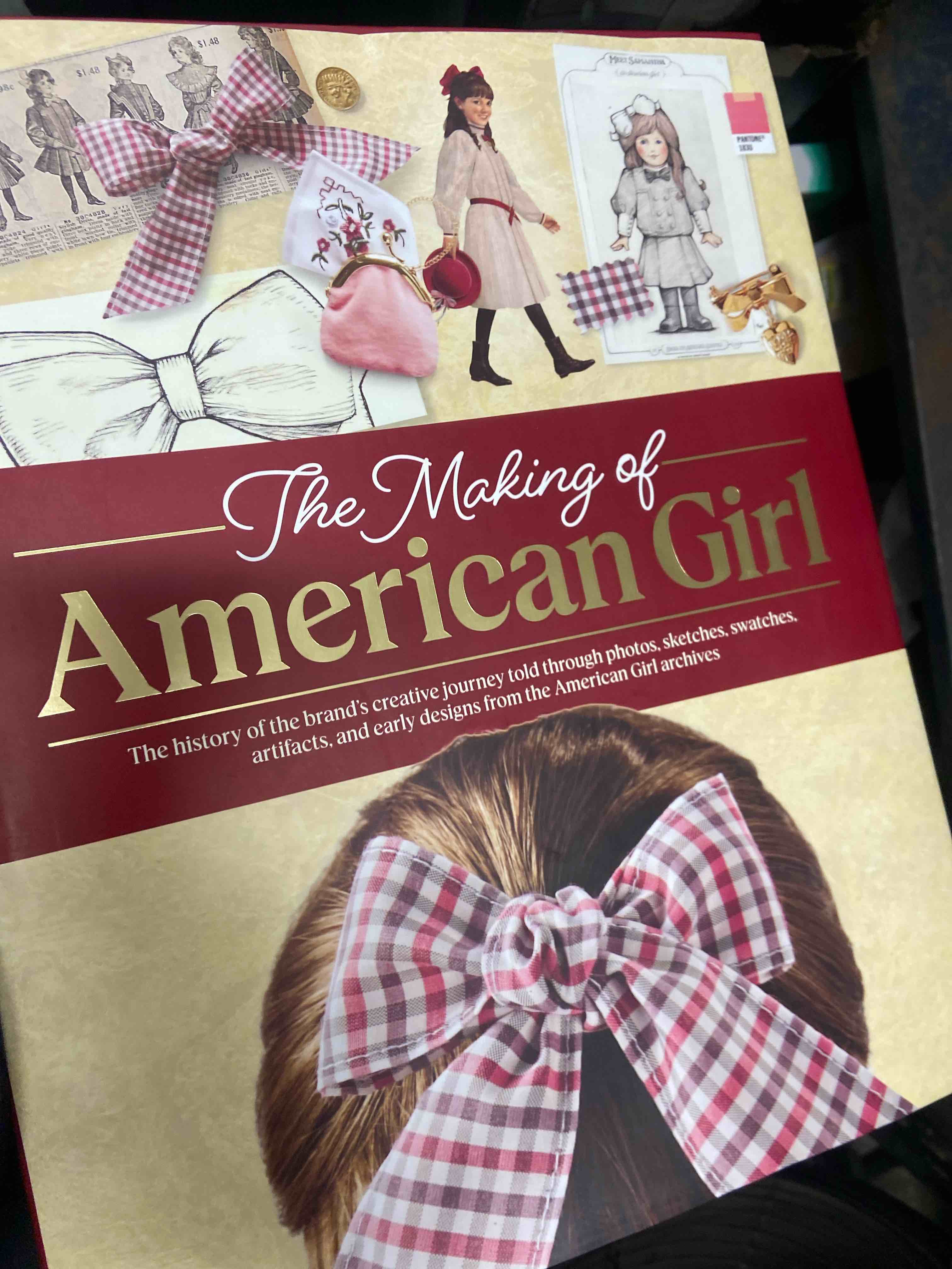 Condition photo showing New/Like New for the making of american girl - (hardcover)