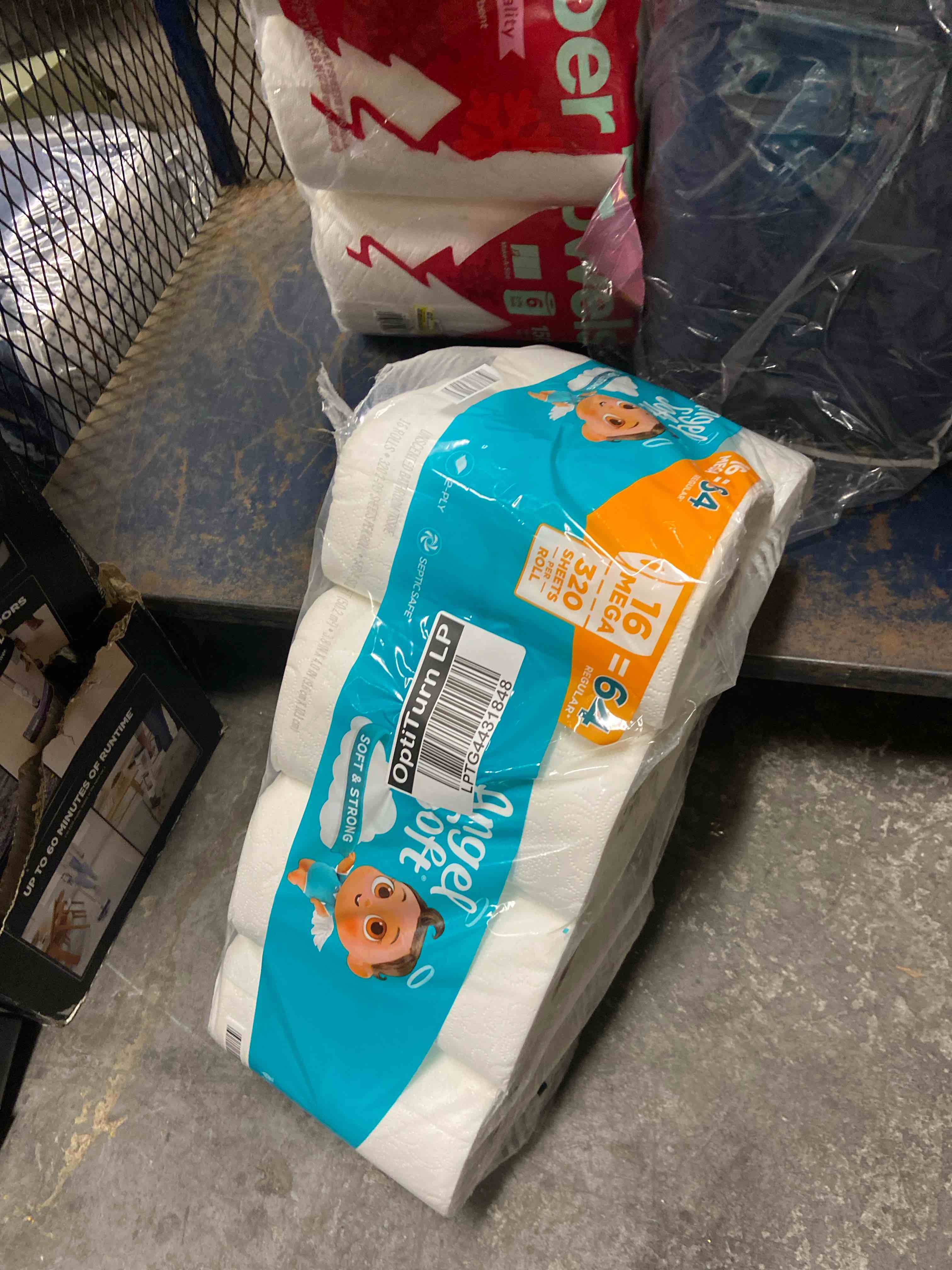 Condition photo showing New/Like New for angel soft toilet paper, 16 mega rolls = 64 regular rolls, soft and strong toilet tissue mega 320 sheet (pack of 16)