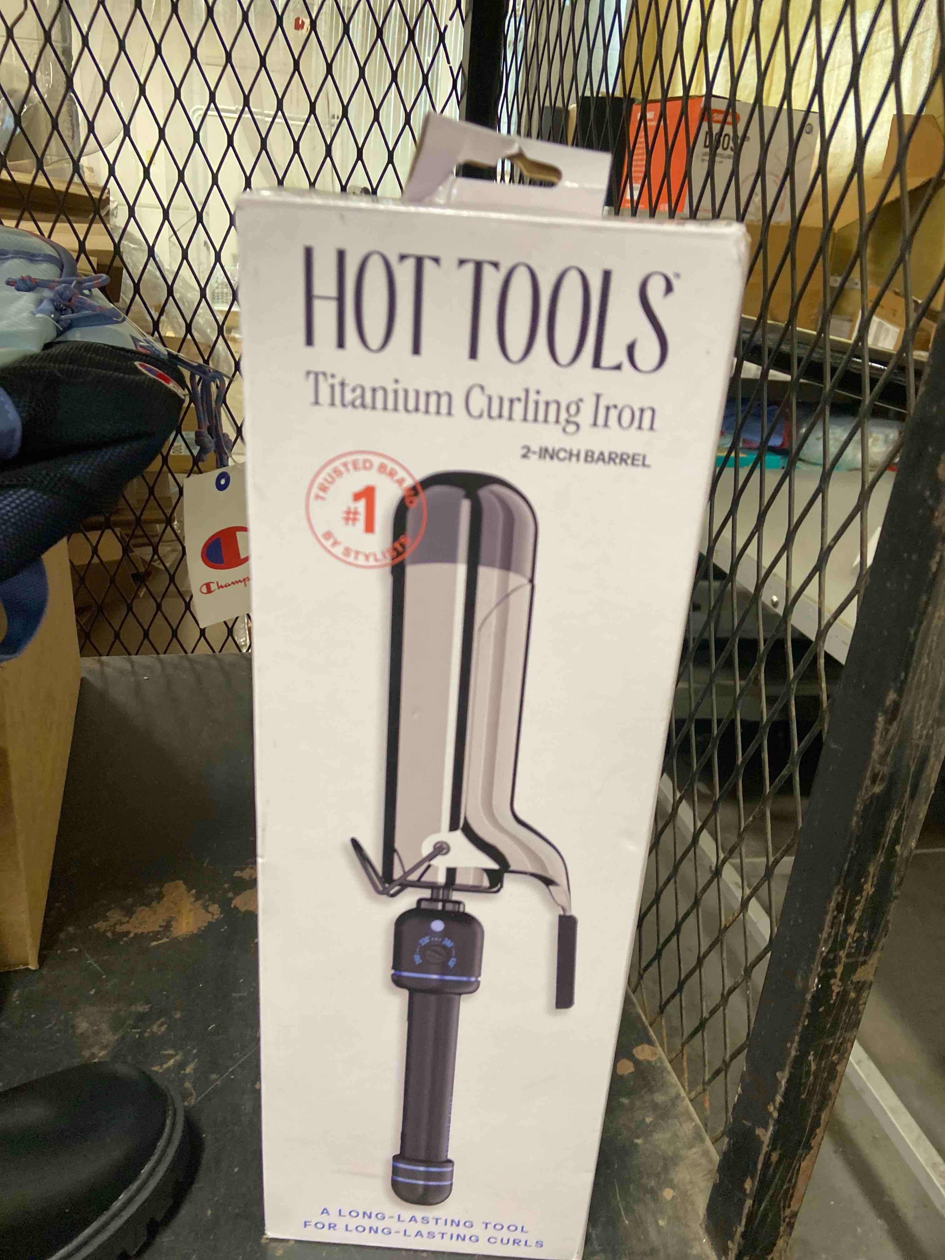 Condition photo showing New/Like New for hot tools 2" titanium curling iron
