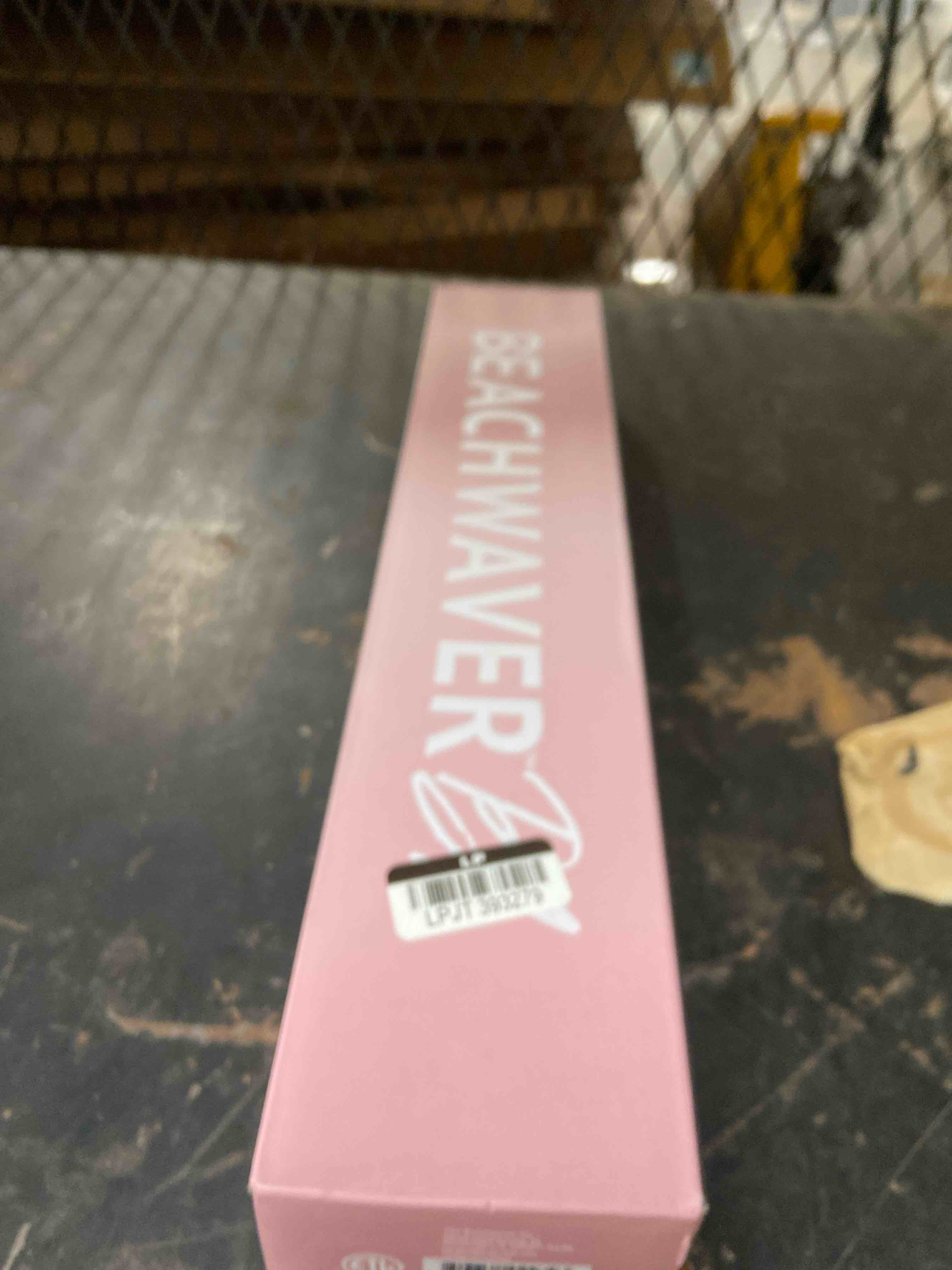 Condition photo showing New/Like New for beachwaver co. b1 rotating curling iron - midnight rose - 1": ceramic barrel, electric, all hair types, quick heat
