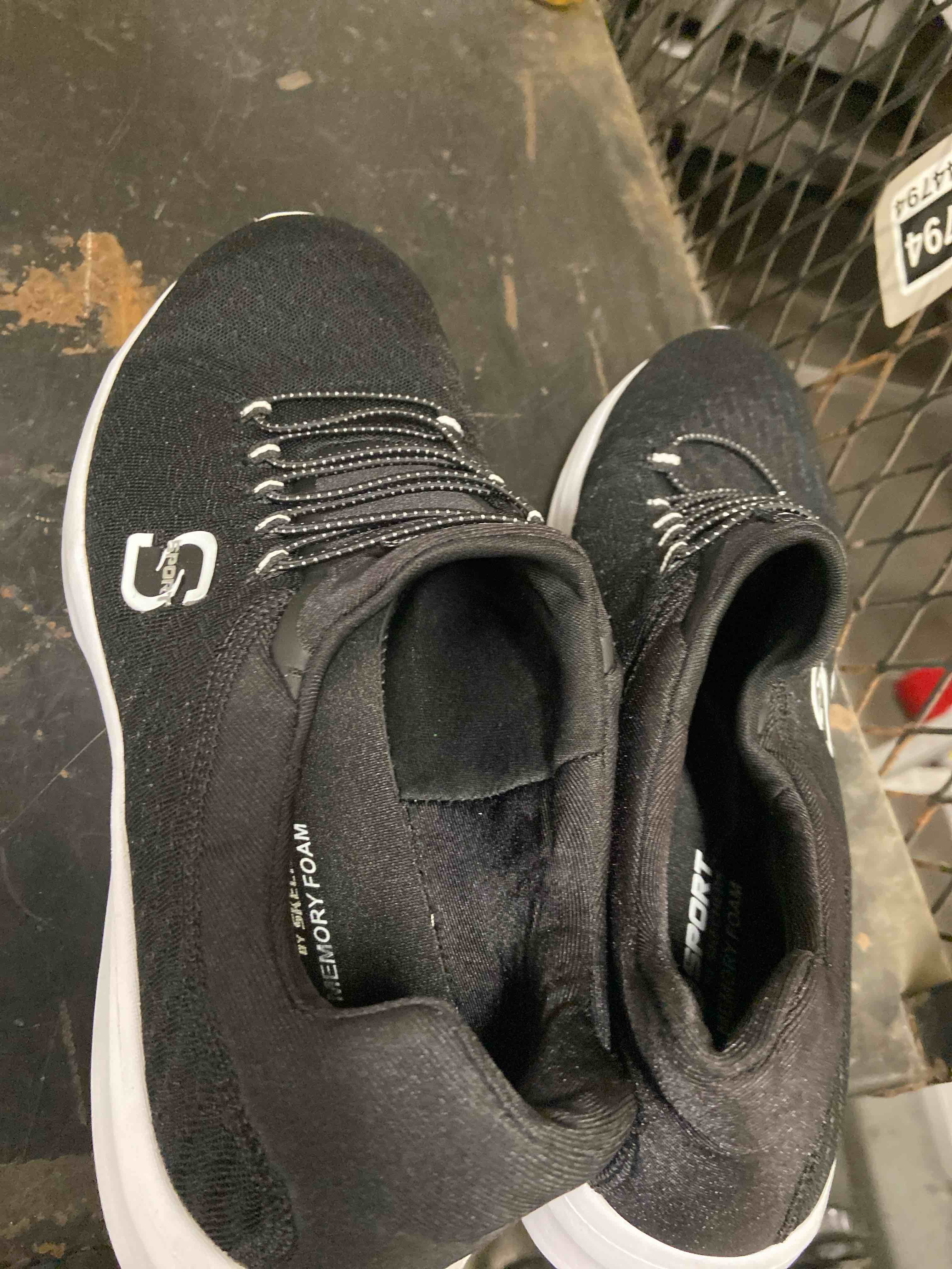 Condition photo showing New/Like New for s sport by skechers women's rummie 2.0 sneakers - black