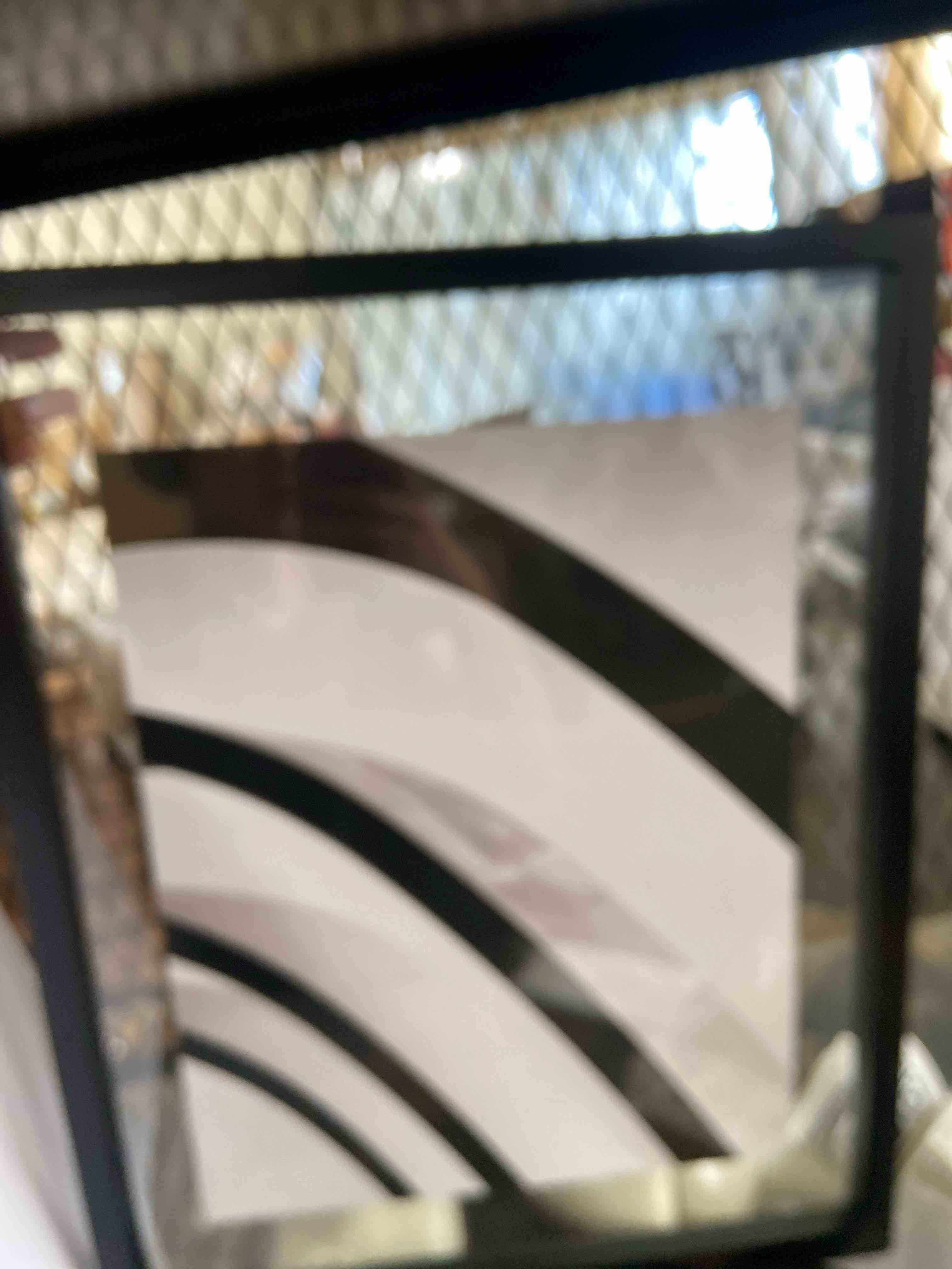 Condition photo showing New/Like New for 8" x 10" thin gallery float frame black - threshold™: modern wall decor, mdf, keyhole mount
