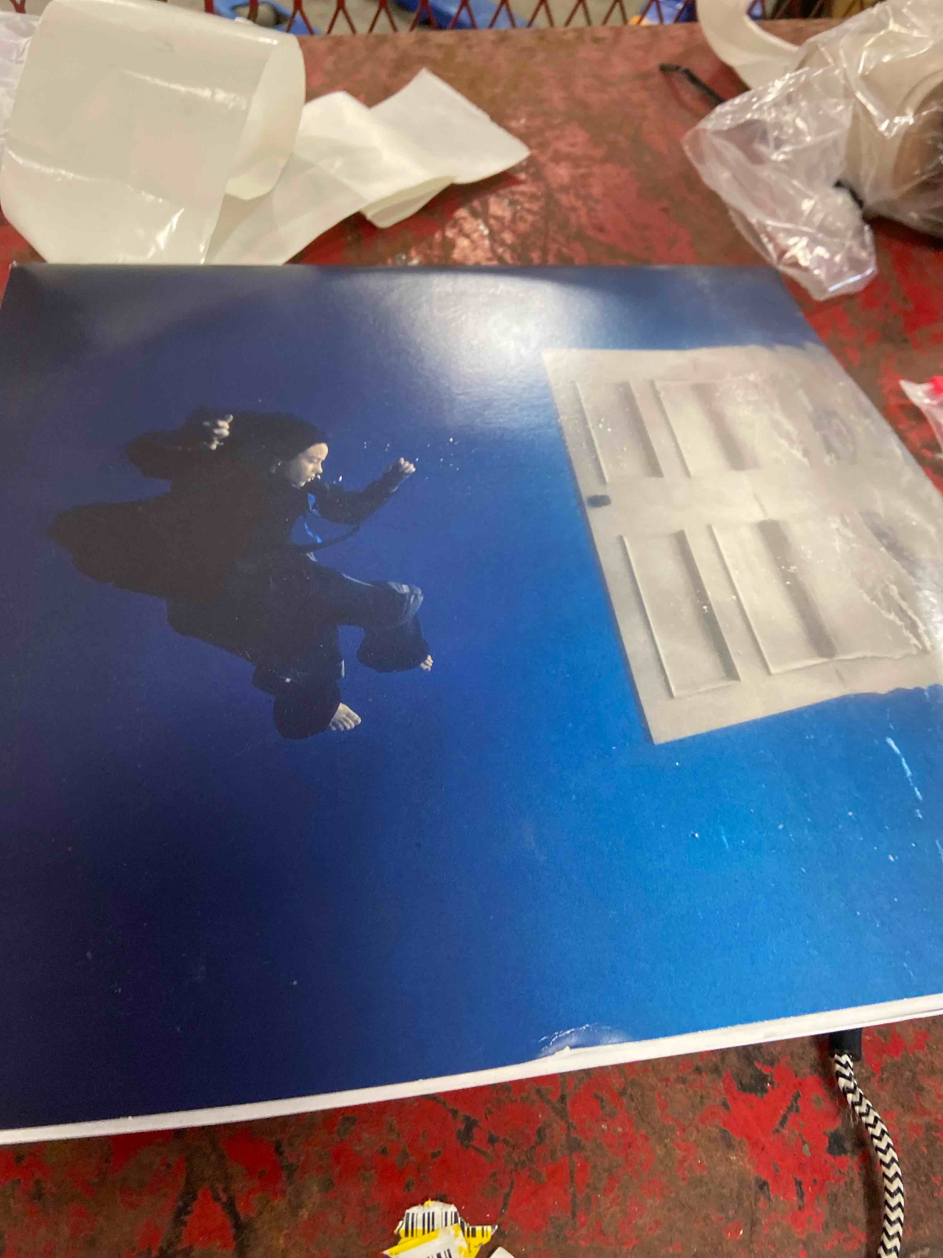 Condition photo showing New/Like New for billie eilish - hit me hard and soft (target exclusive, vinyl) (eco-mix yellow) with poster