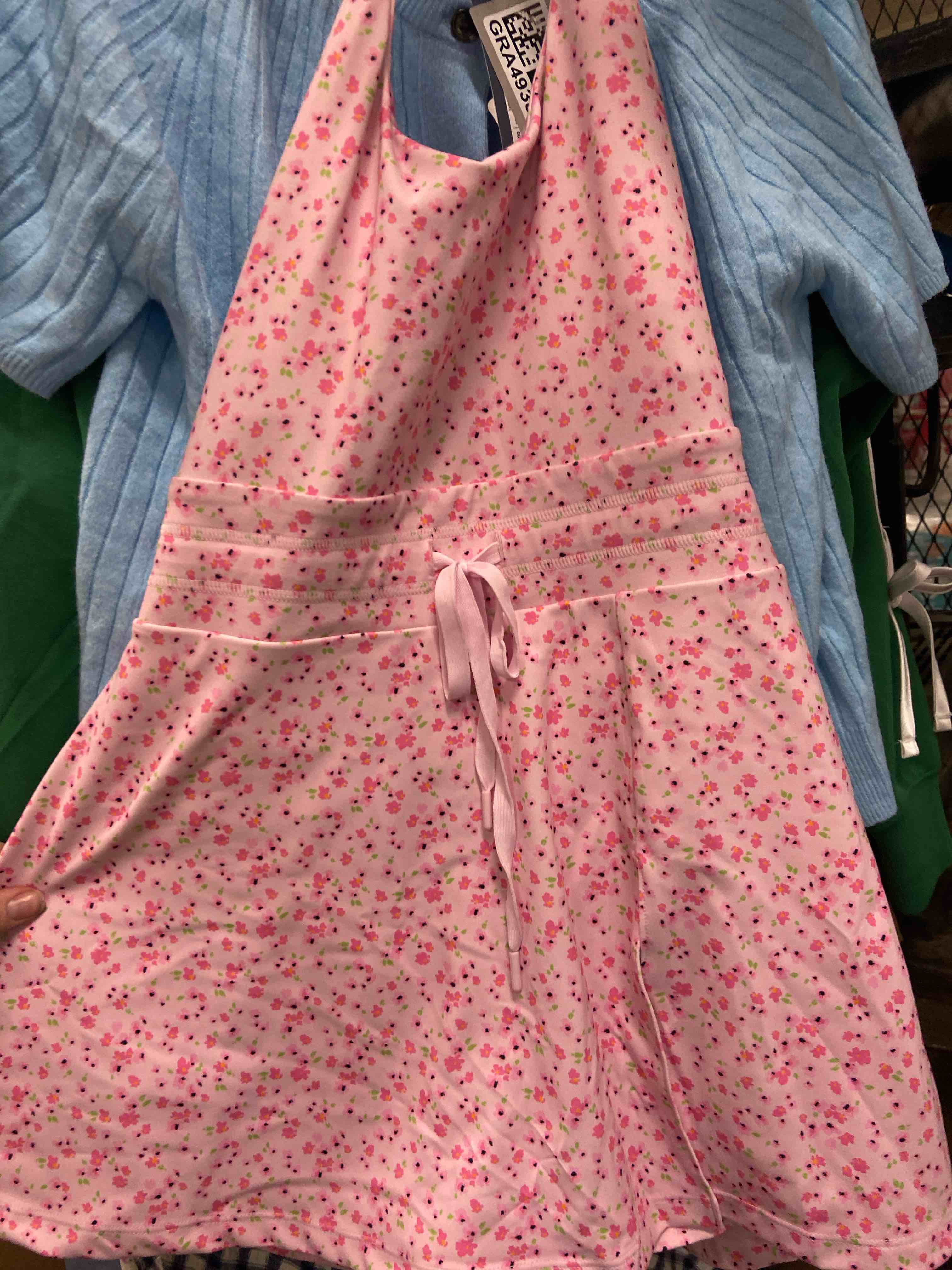 Condition photo showing New/Like New for blogilates women's mommy & me game set match dress - pink floral print s