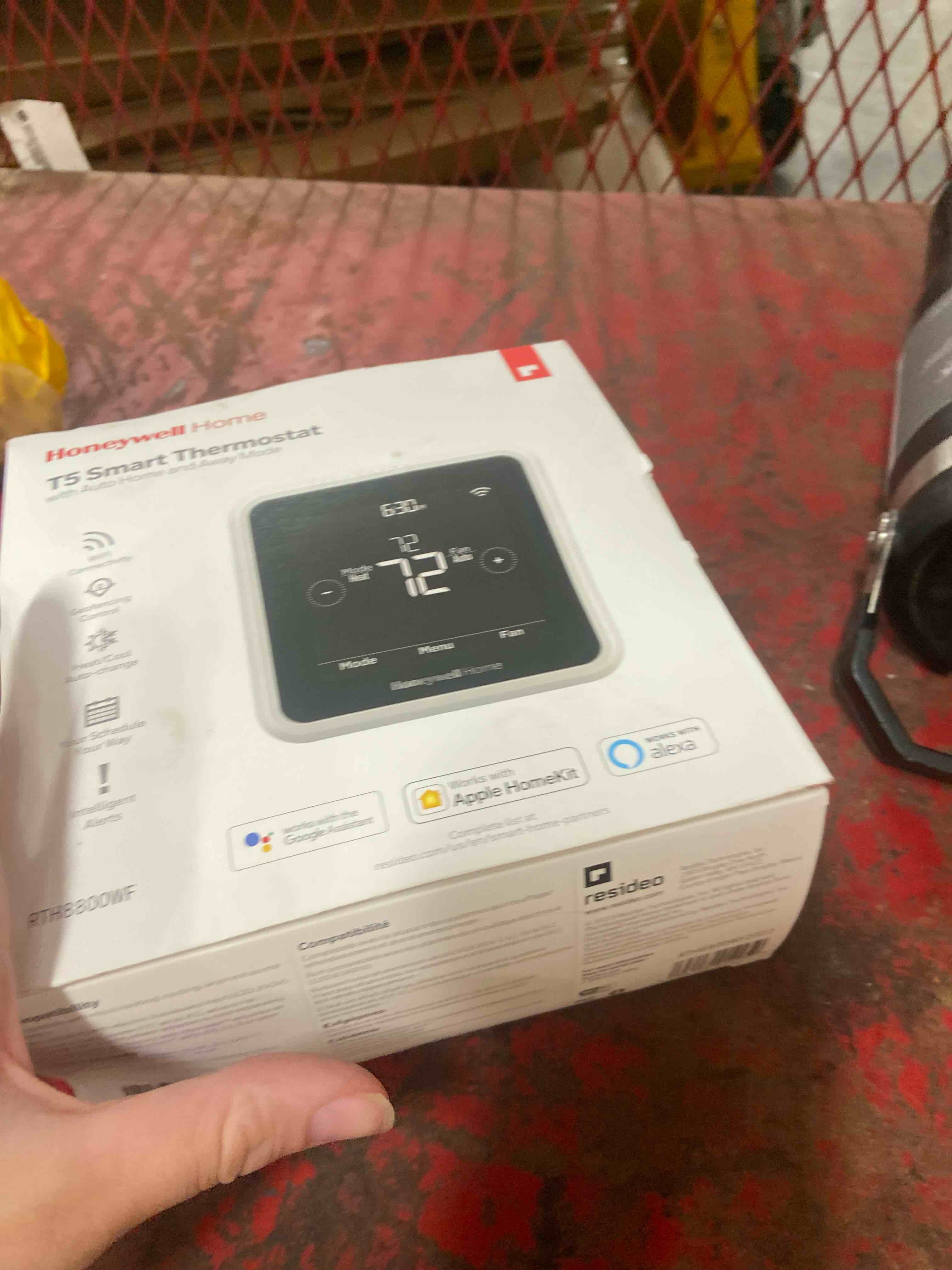 Condition photo showing Good Condition for honeywell home rth8800wf2022, t5 wifi smart thermostat, 7 day-programmable touchscreen, alexa ready, geofencing technology, energy star, c-wire required