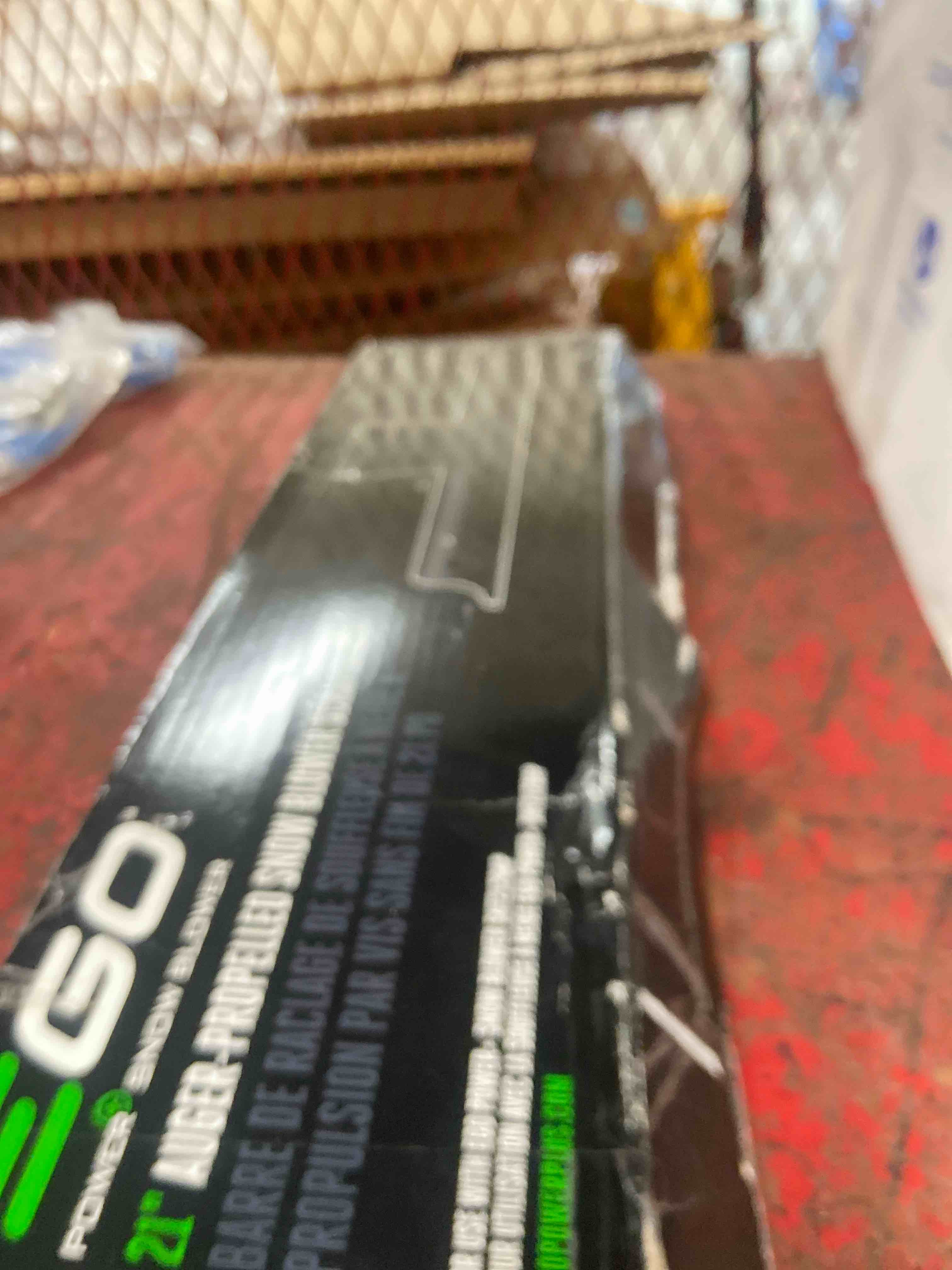 Condition photo showing New/Like New for ego power+ scraper bar auger propelled snow blower