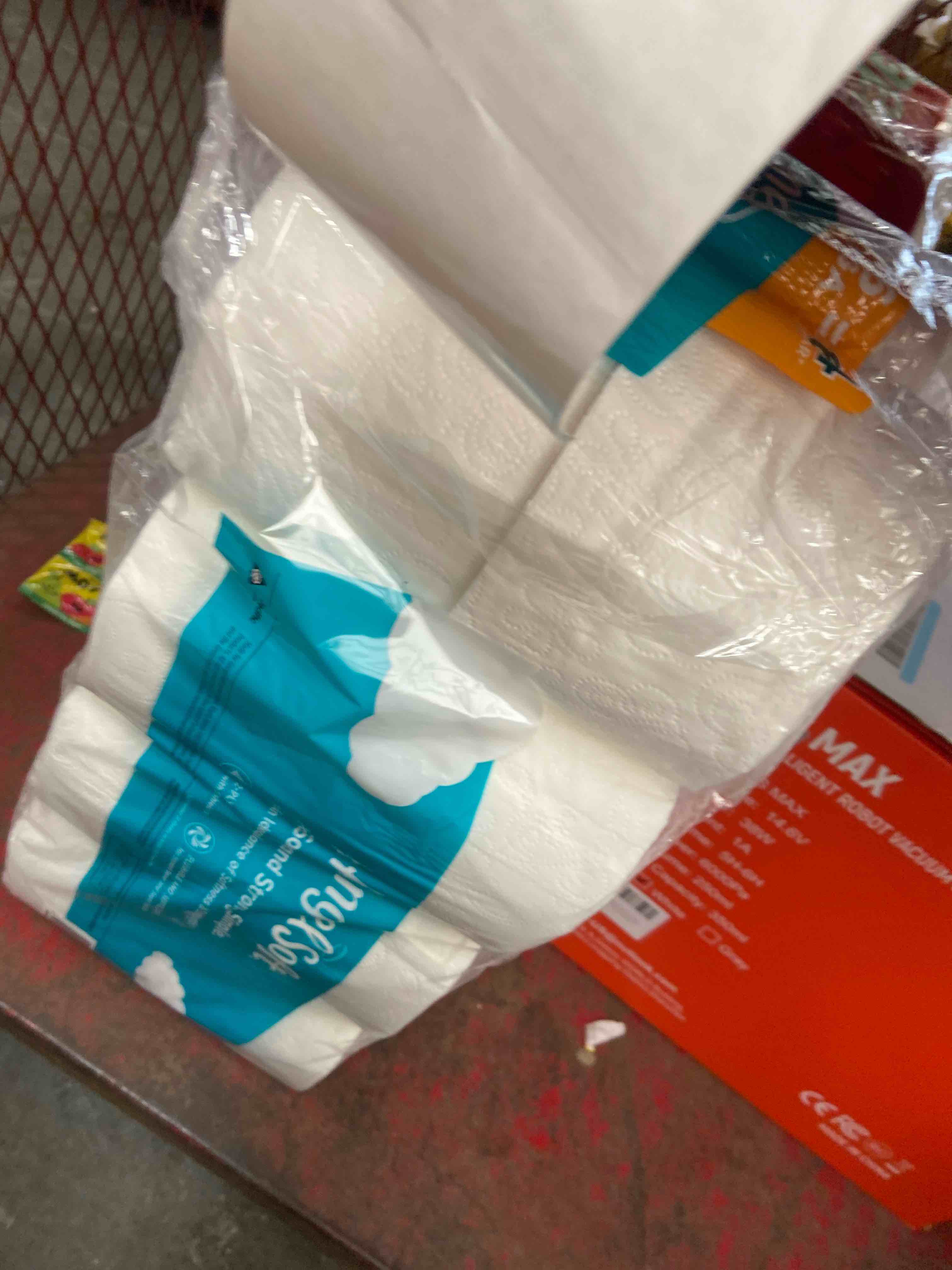 Condition photo showing New/Like New for angel soft toilet paper, 16 mega rolls = 64 regular rolls, soft and strong toilet tissue mega 320 sheet (pack of 16)