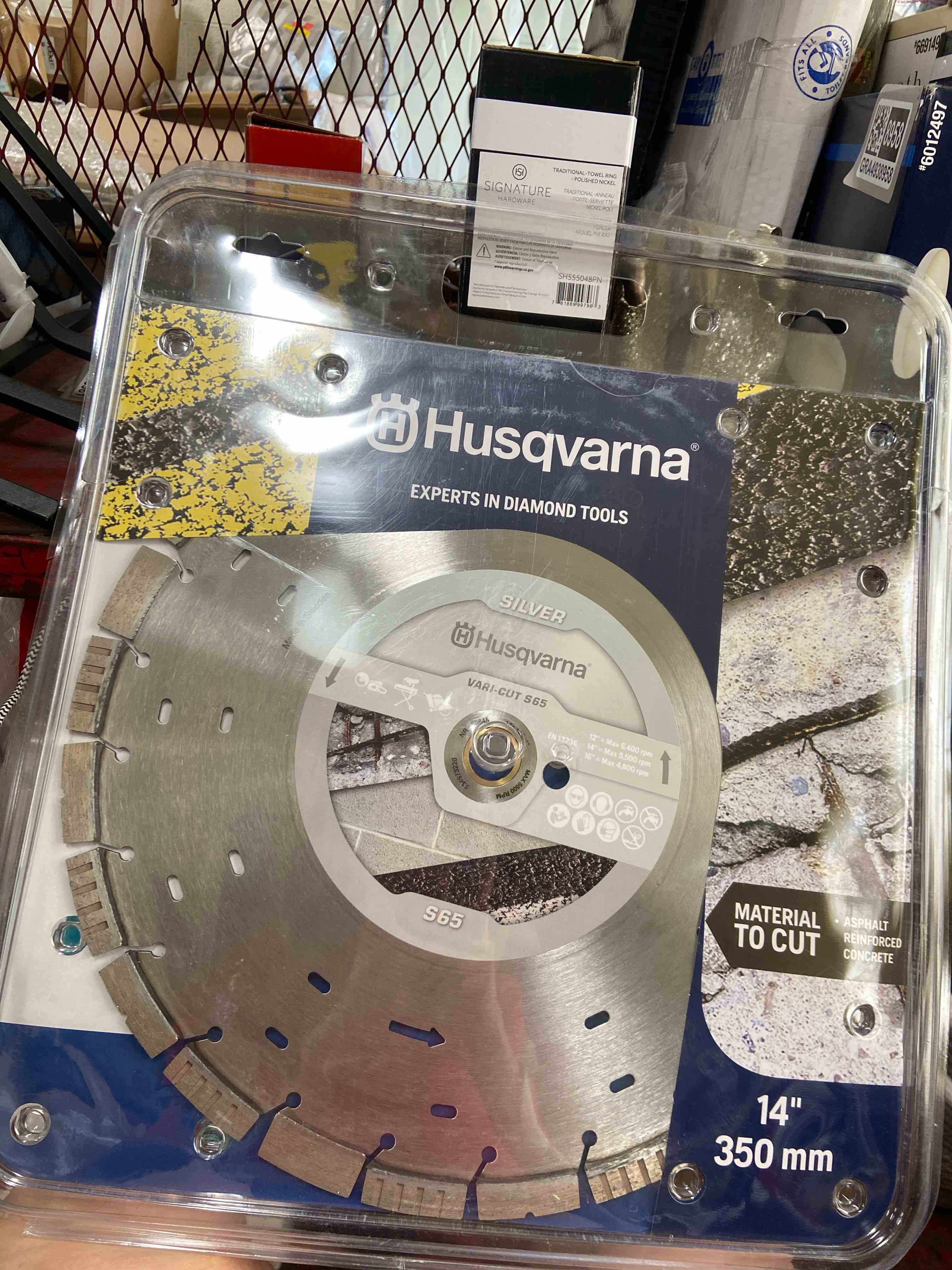 Condition photo showing New/Like New for husqvarna diamond saw blade 534977250