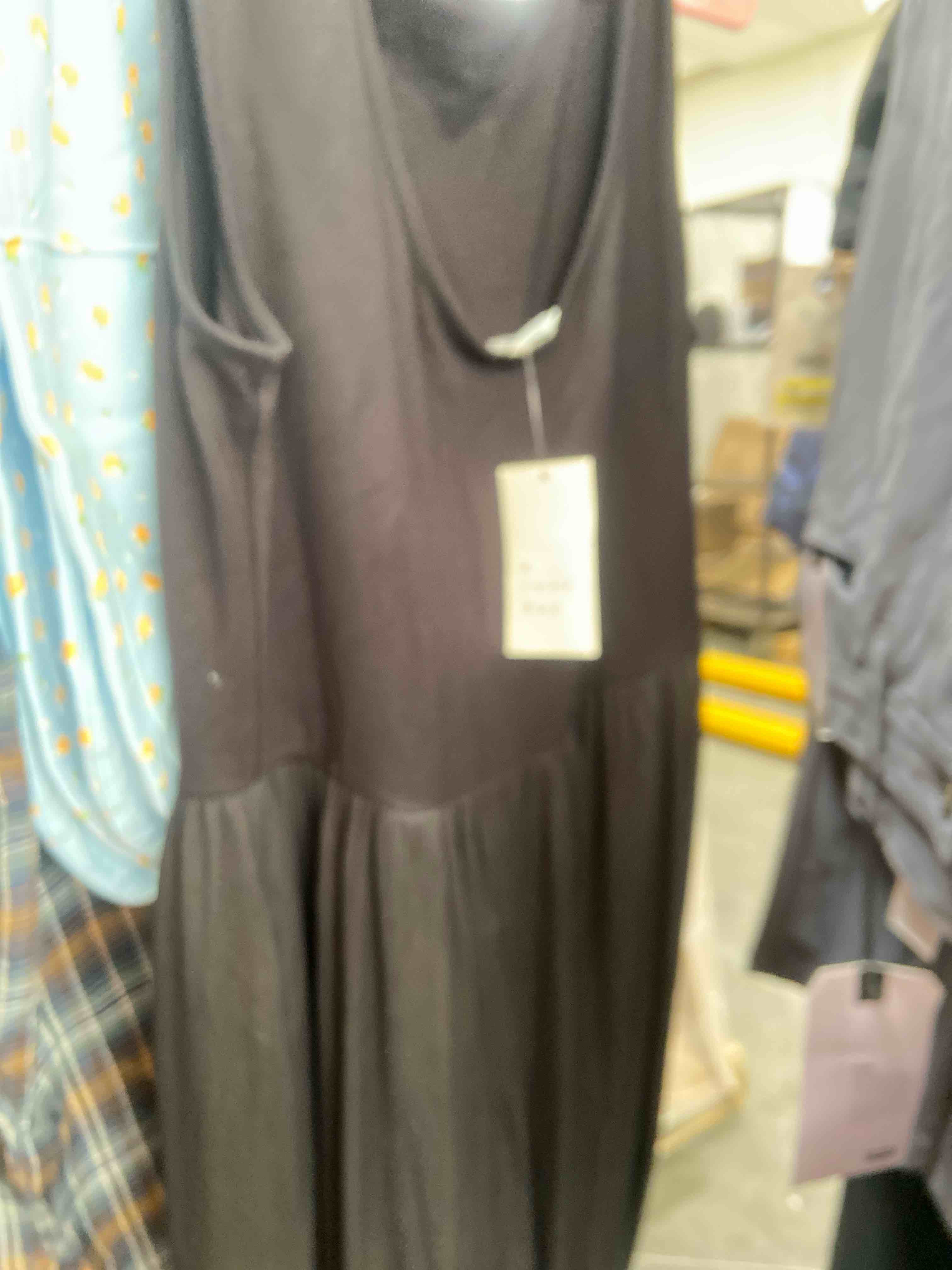 Condition photo showing New/Like New for women's sleeveless bubble hem midi dress - a new day™ black l