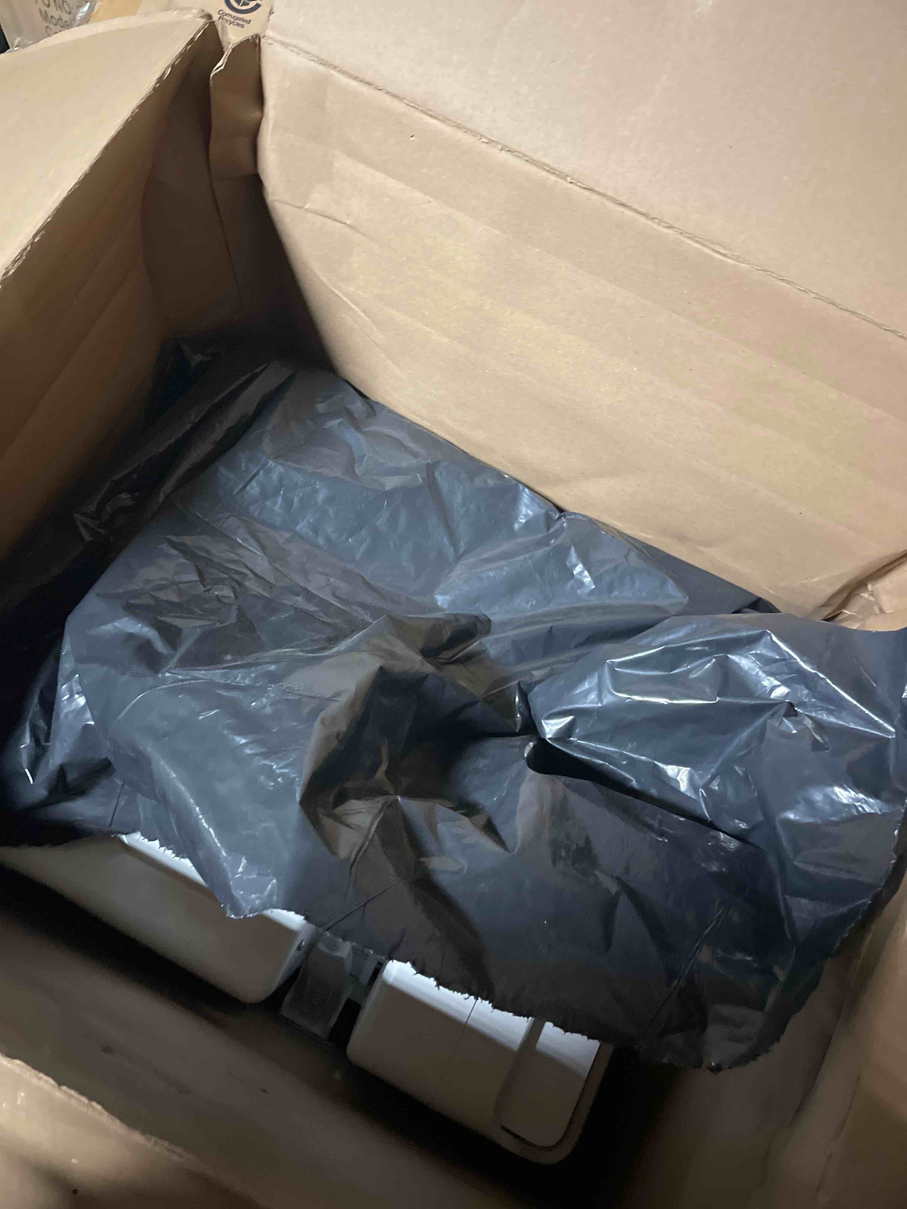 Condition photo showing As Is for midea 8,000 btu u shaped smart inverter window air conditioner - cools 350 sq ft, ultra quiet with open window flexibility - alexa/google assistant compatible - 37% energy savings, remote (updated) 8,000 btu (updated)