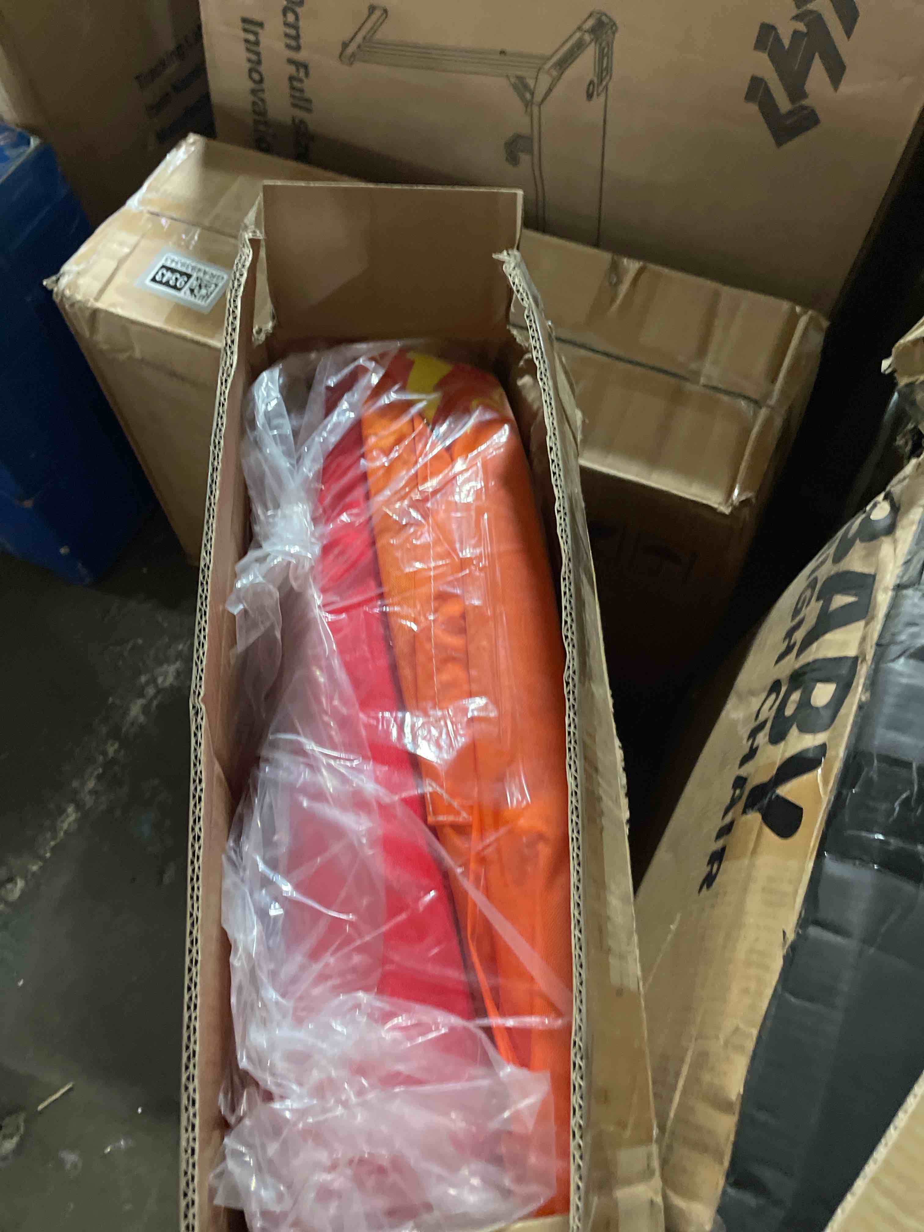 Condition photo showing New/Like New for super sofa towable tubes for boating 1-4 person,tubes for boats,inflatable pull boats/boat tube/water tube,front&back tow points with heavy-duty thick nylon cover for water sports 1-2 person x-large