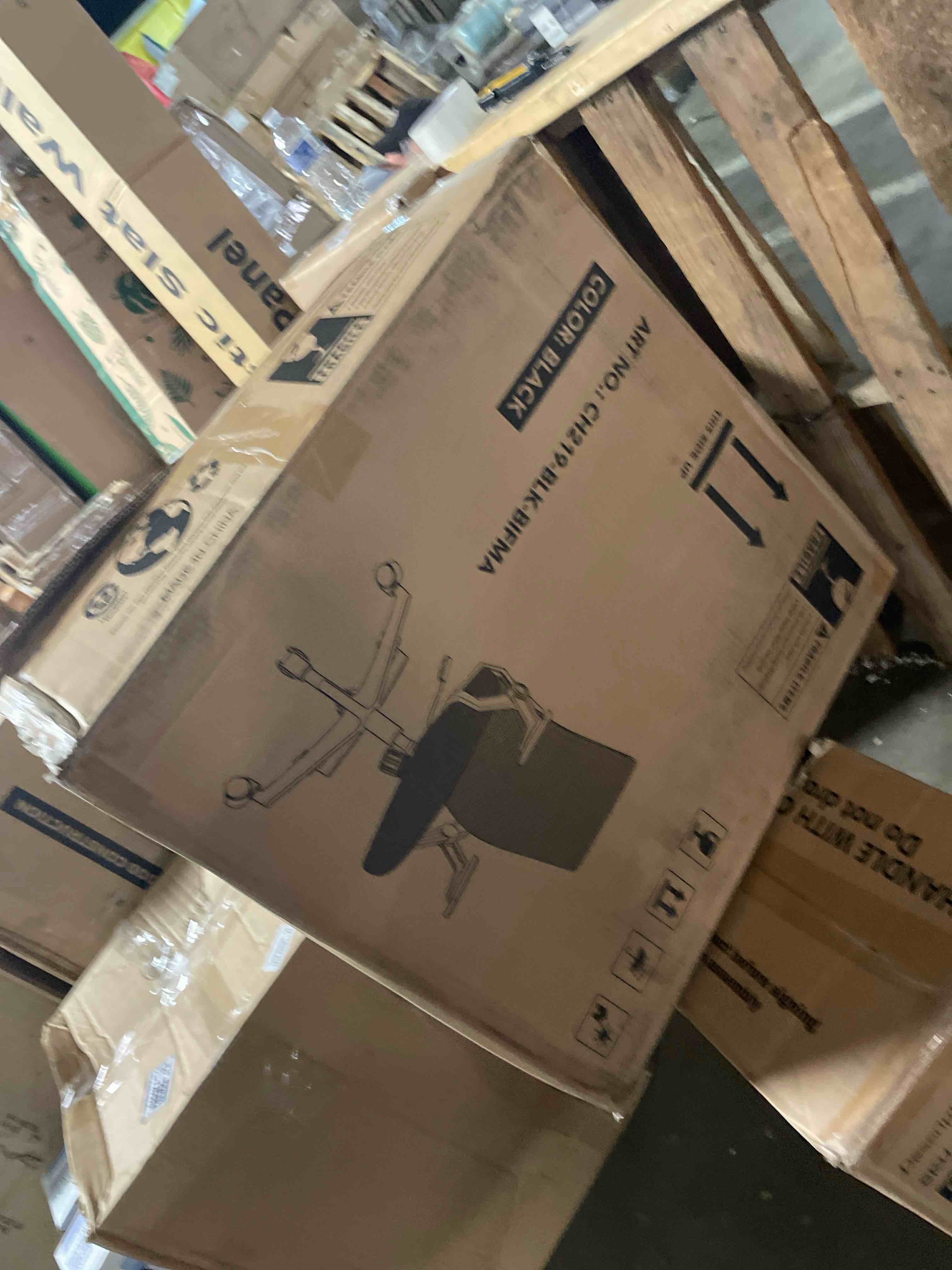 Condition photo showing New/Like New for office chair ergonomic desk chair-400lbs big and tall heavy duty, wide & soft 3d modeling foam cushion home office desk chair with adjustable seat height, executive computer task chair