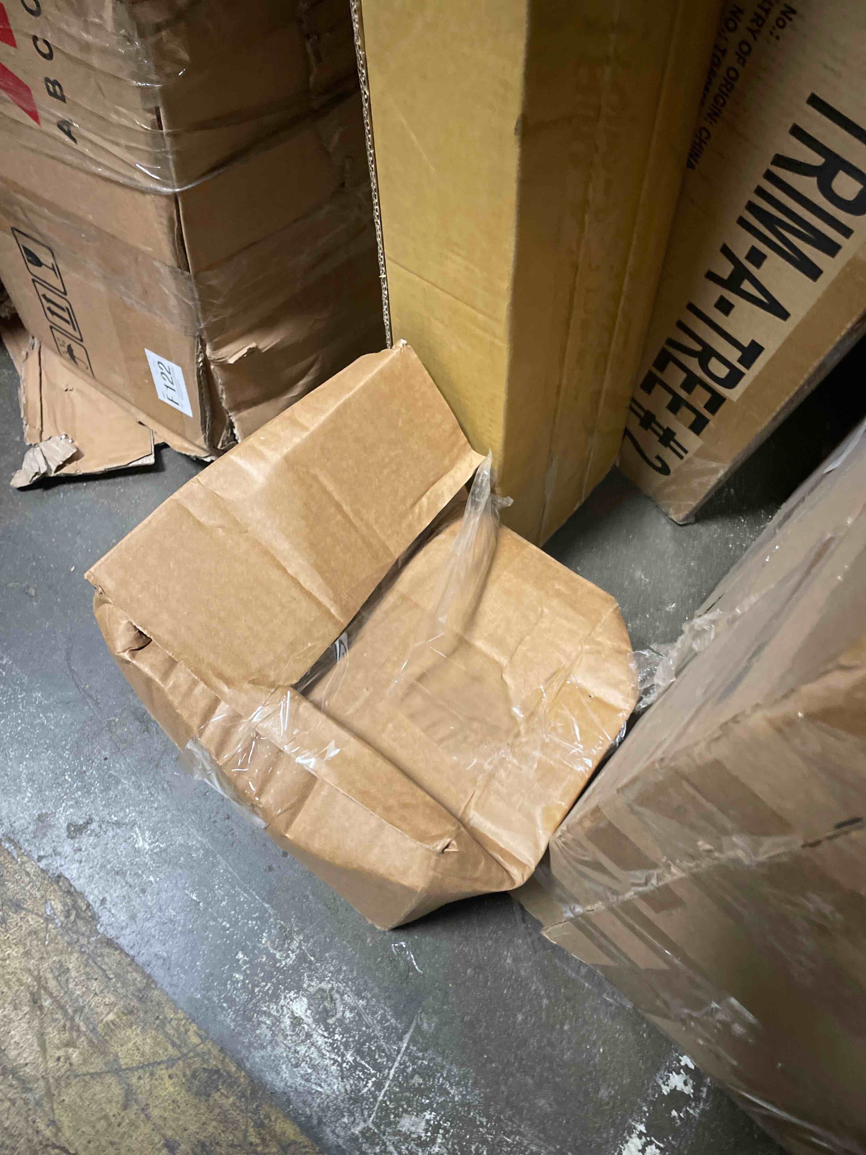 Condition photo showing As Is for deck plus wood screws, #10 x 2-1/2in, 25lb box, 1825 pieces, tan | epoxy-coated steel, star/torx drive with t25 bit included, self-drilling point for decking, fencing, and treated lumber