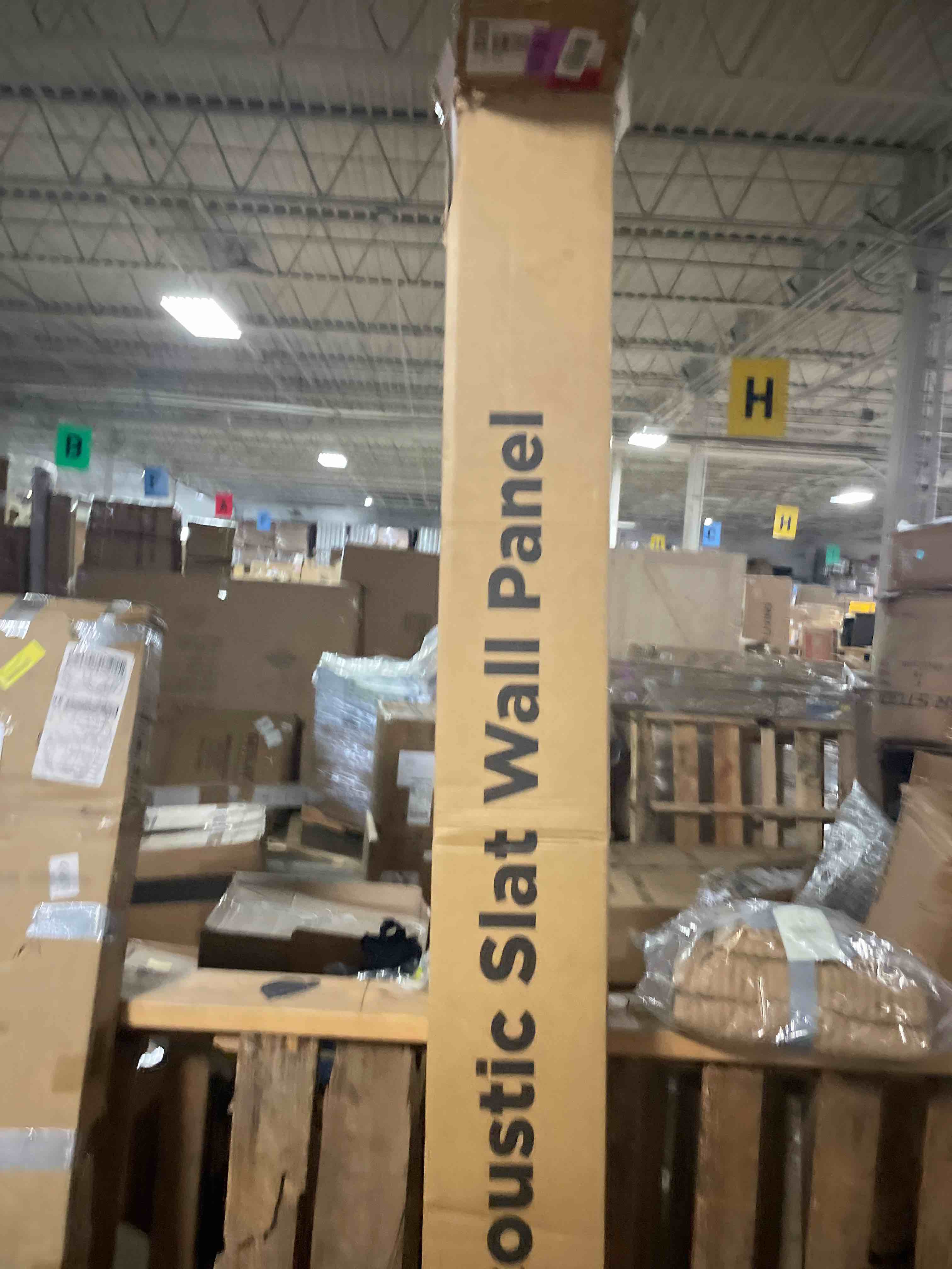 Condition photo showing New/Like New for art3d 6-pack acoustic wood slat wall panels for interior decor, 3d fluted sound absorbing wood paneling for accent wall ceiling kitchen living room bedroom office, 94.5 x 7.9 inch deep walnut 6pcs - 94.5 * 7.9 inch dark walnut 6
